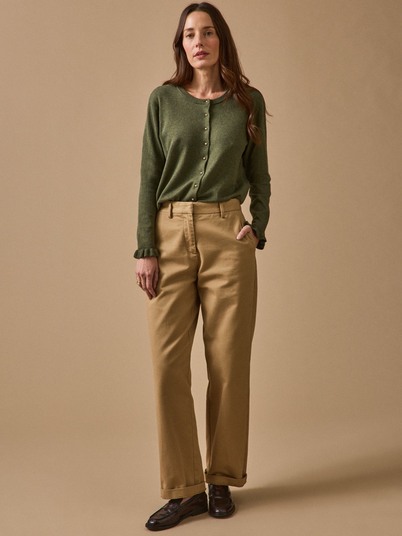 Women's organic cotton and RWS* wool