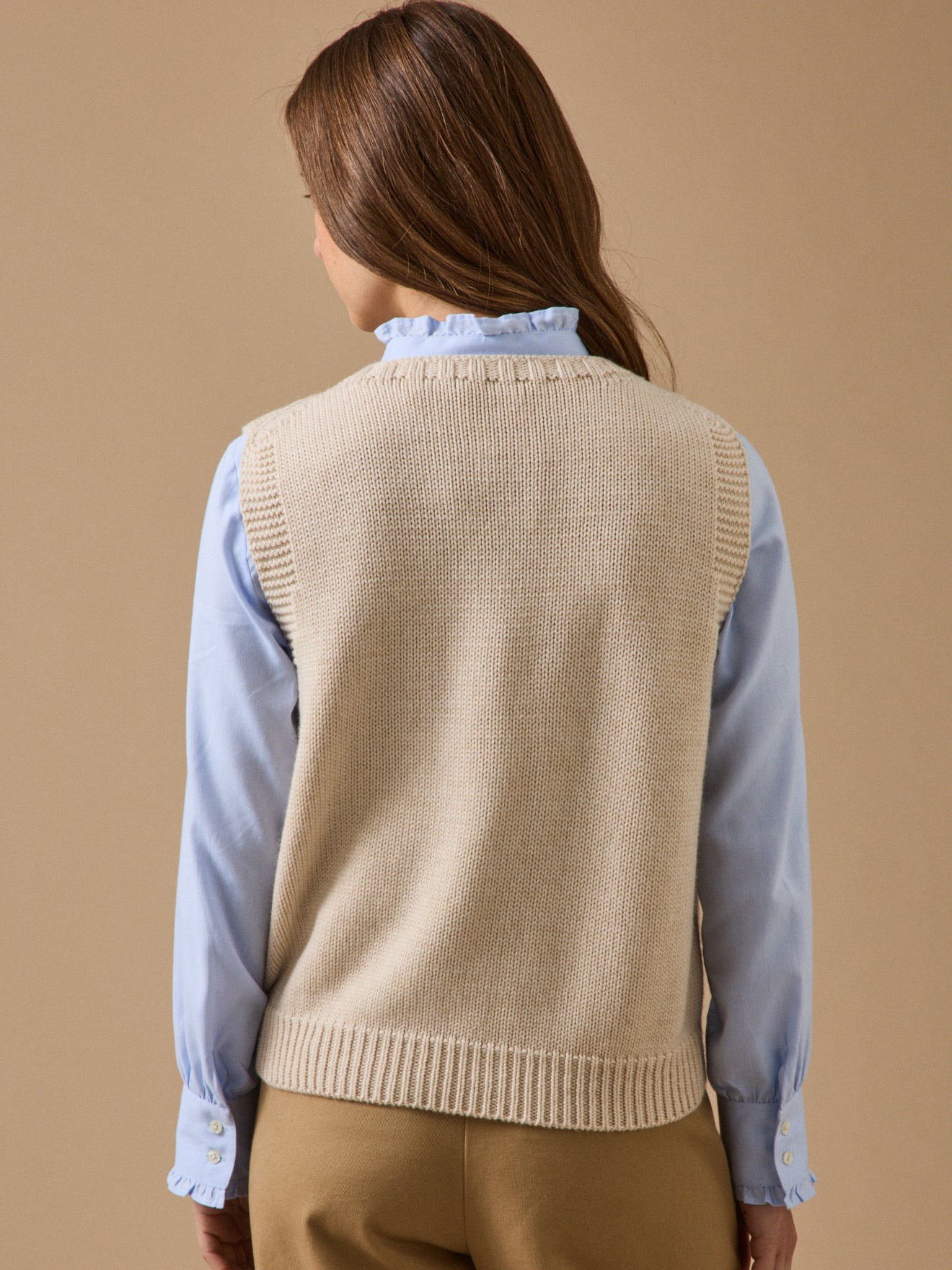 Pull laine mérinos Femme - Cyrillus X les 3 Tricoteurs