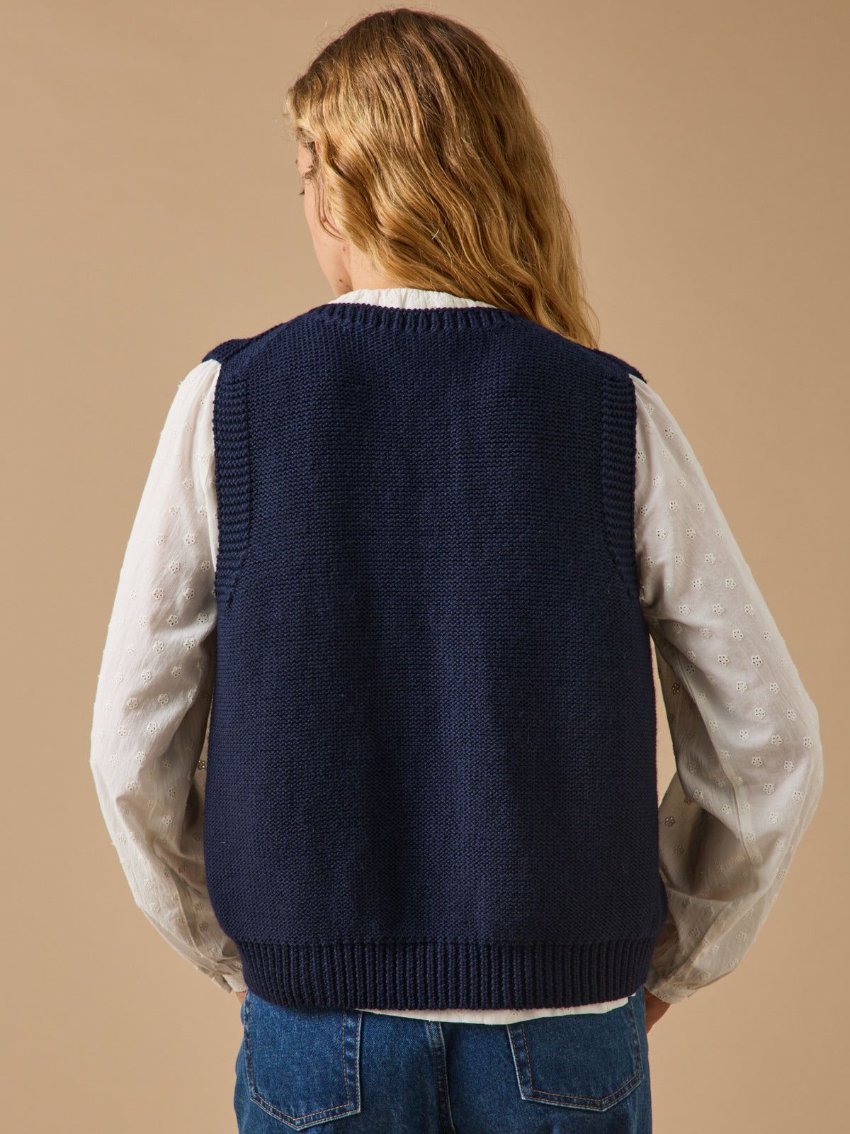 Women's merino wool cardigan - Cyrillus x Les 3 Tricoteurs