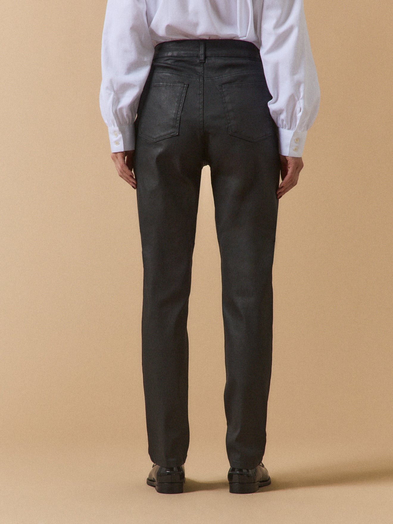 Women's coated slim-leg Mathilda jeans