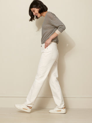 Women's Sandra straight leg jeans in organic cotton with an eco-friendly wash