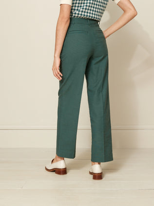 Women's loose cotton and viscose Mia trousers