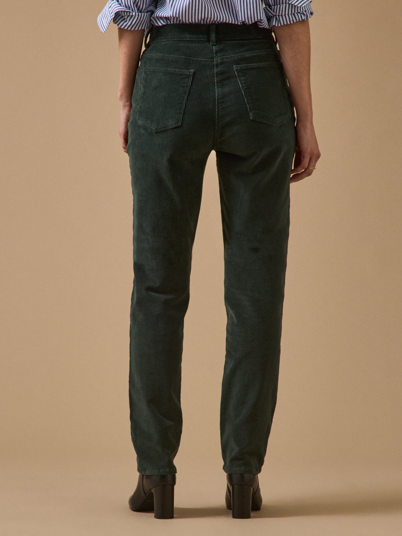 Pantalon slim velours milleraies femme Chloé