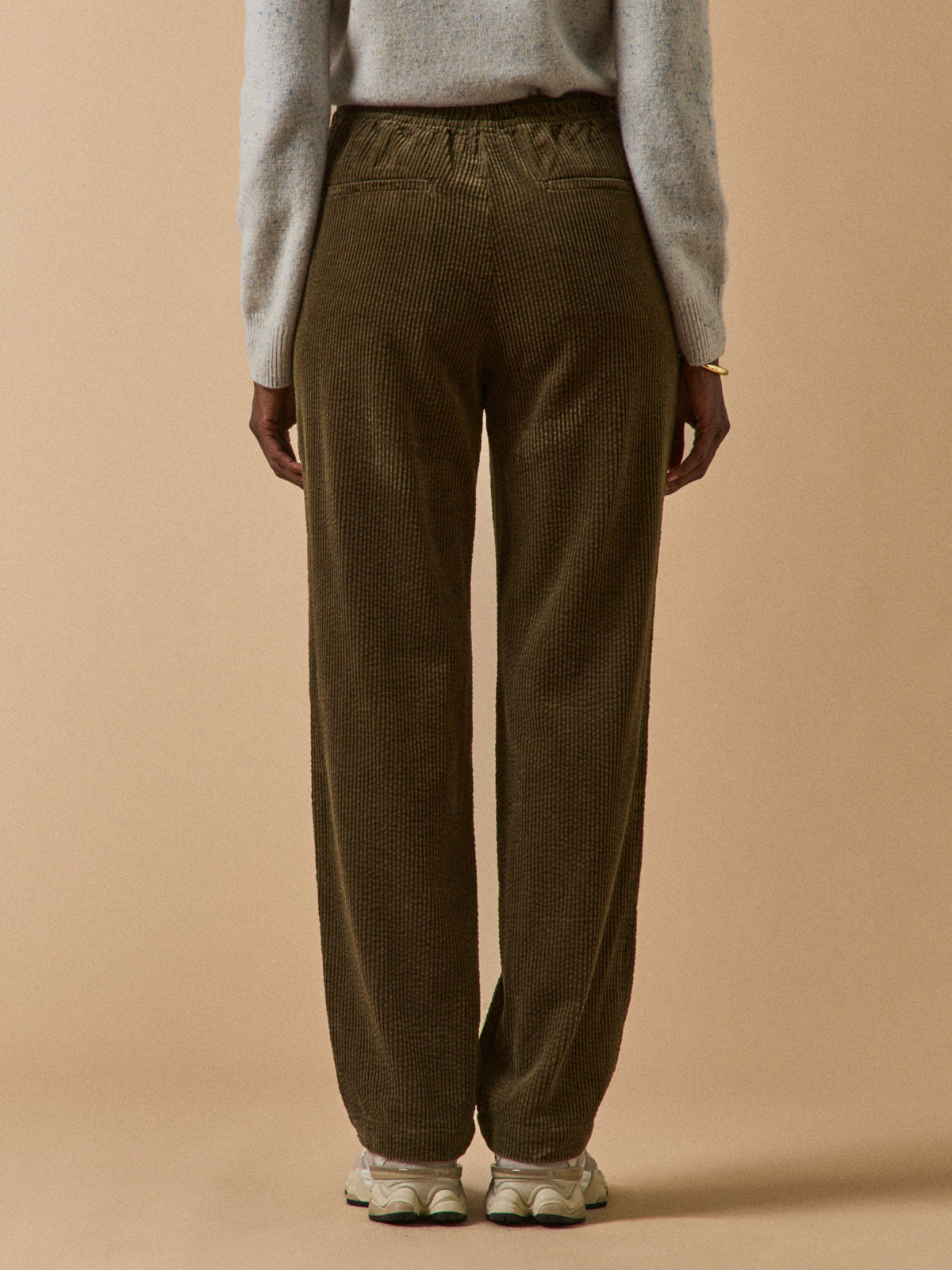 Pantalon velours gaufré femme Agathe