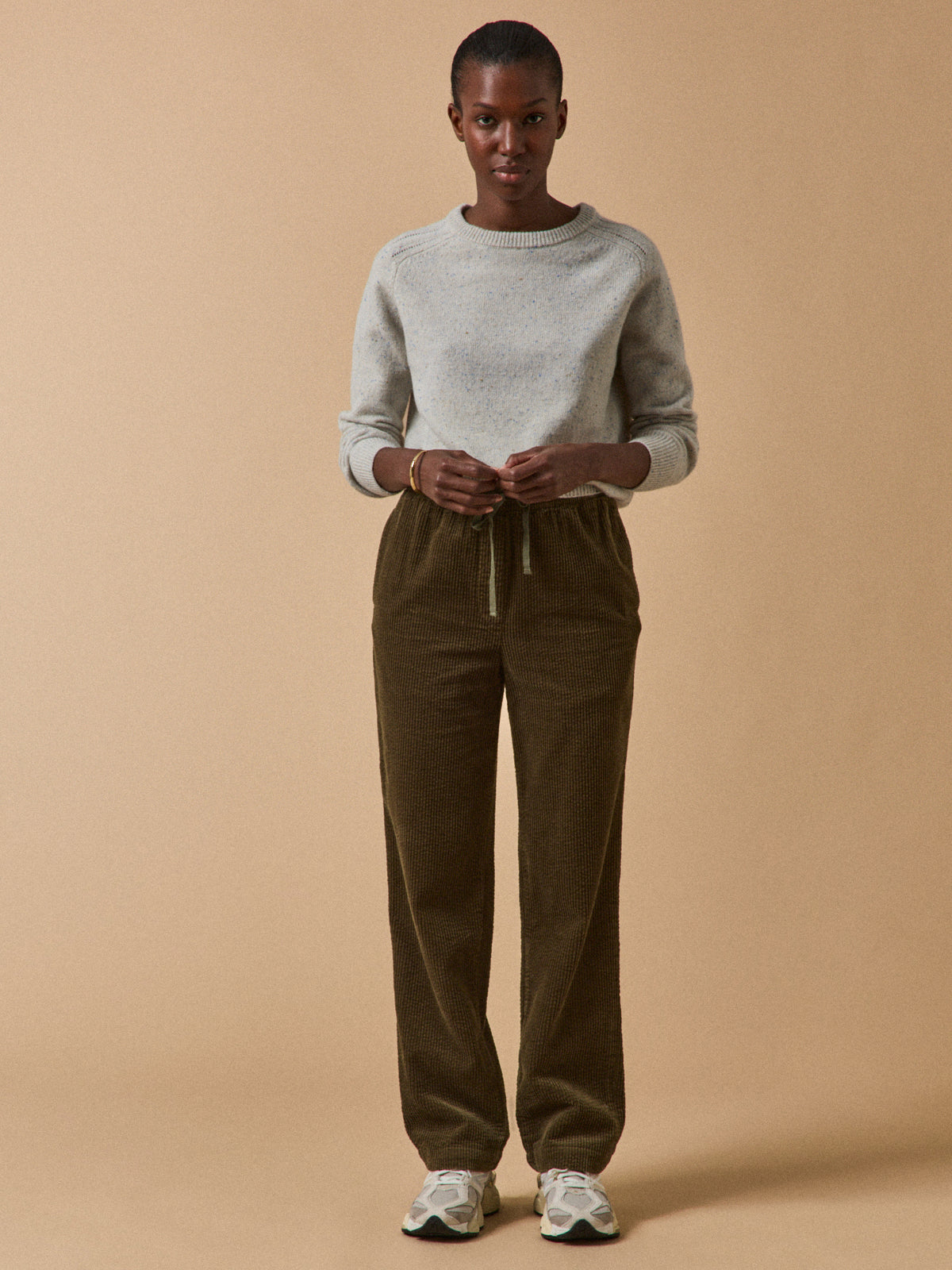 Pantalon velours gaufré femme Agathe