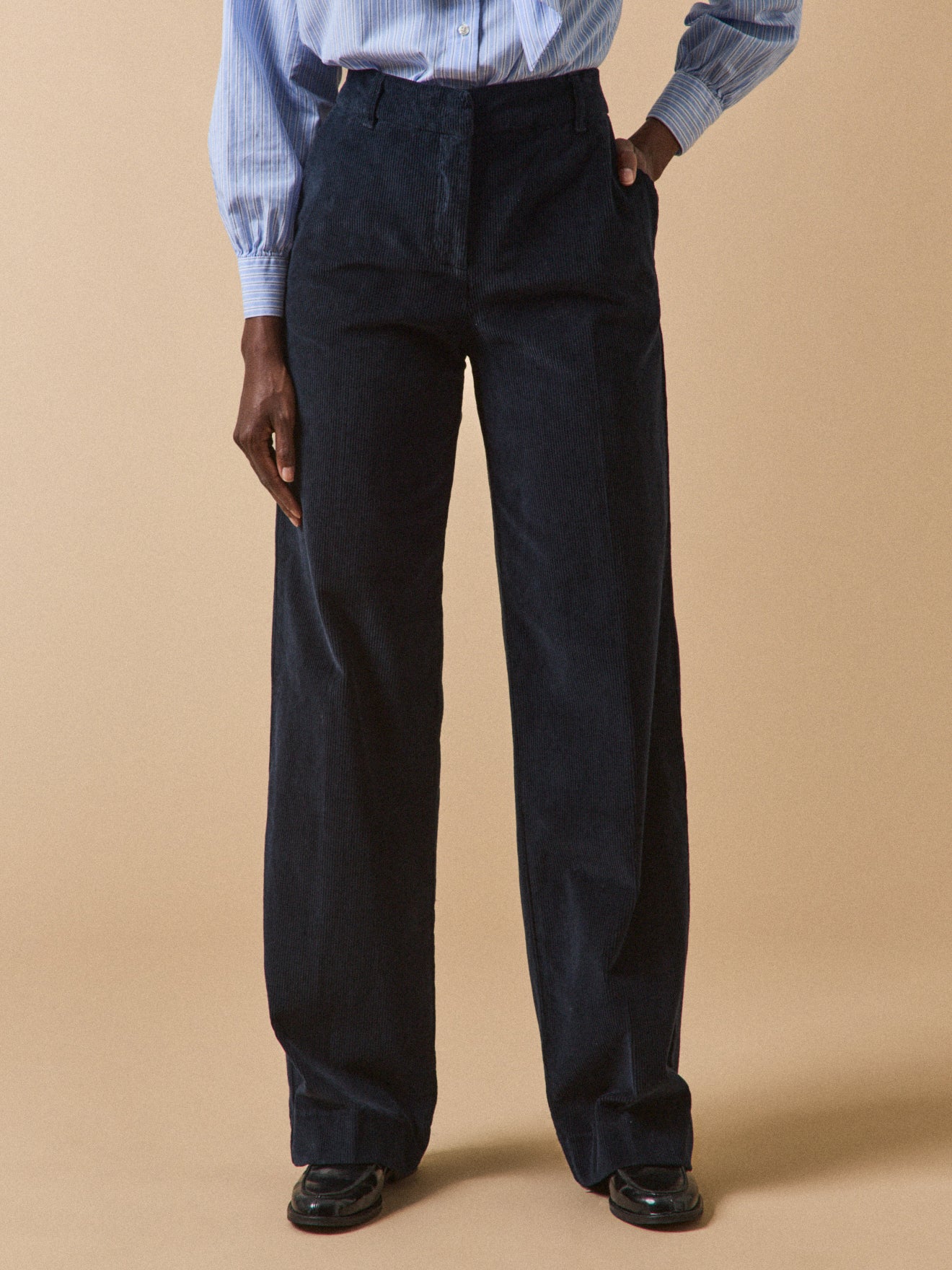 Women's Juliette wide-leg corduroy trousers