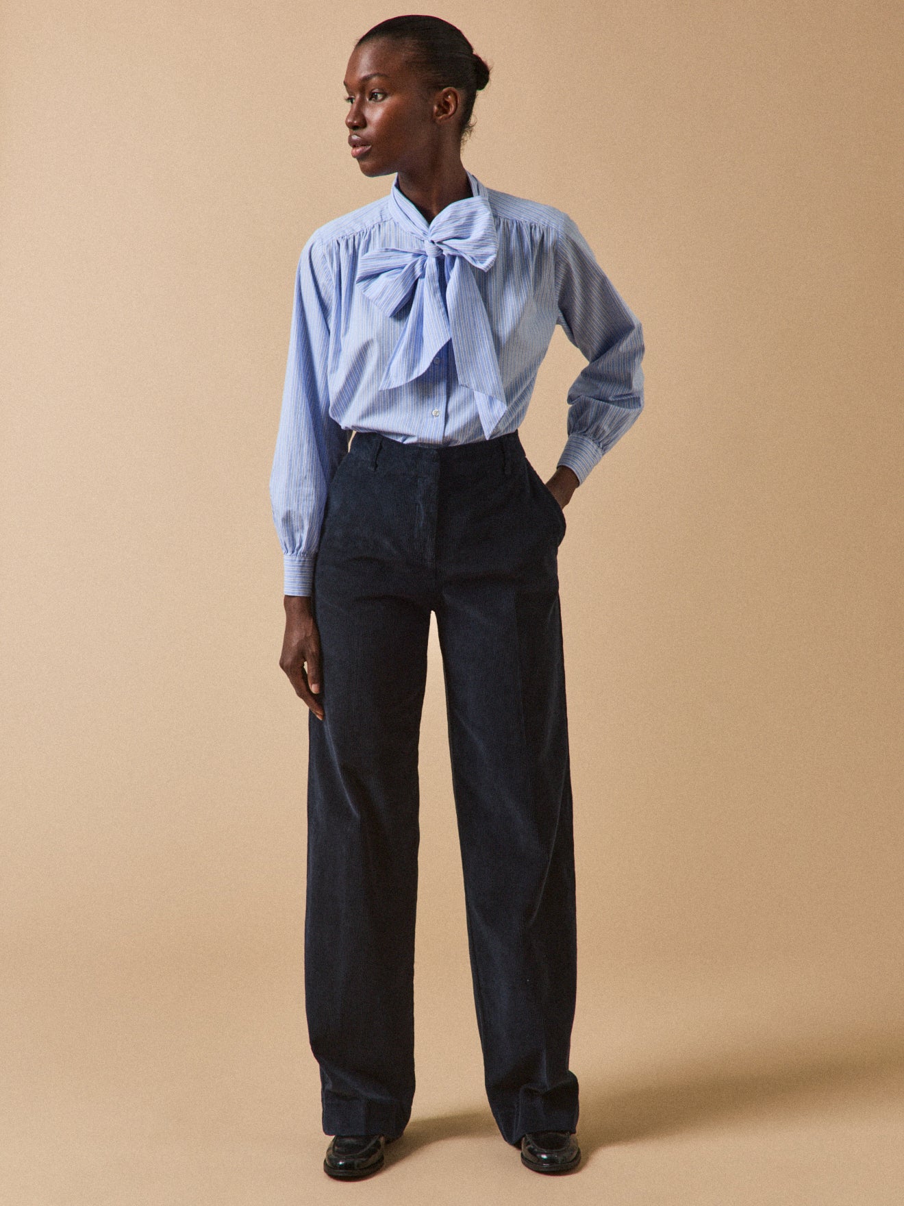 Women's Juliette wide-leg corduroy trousers