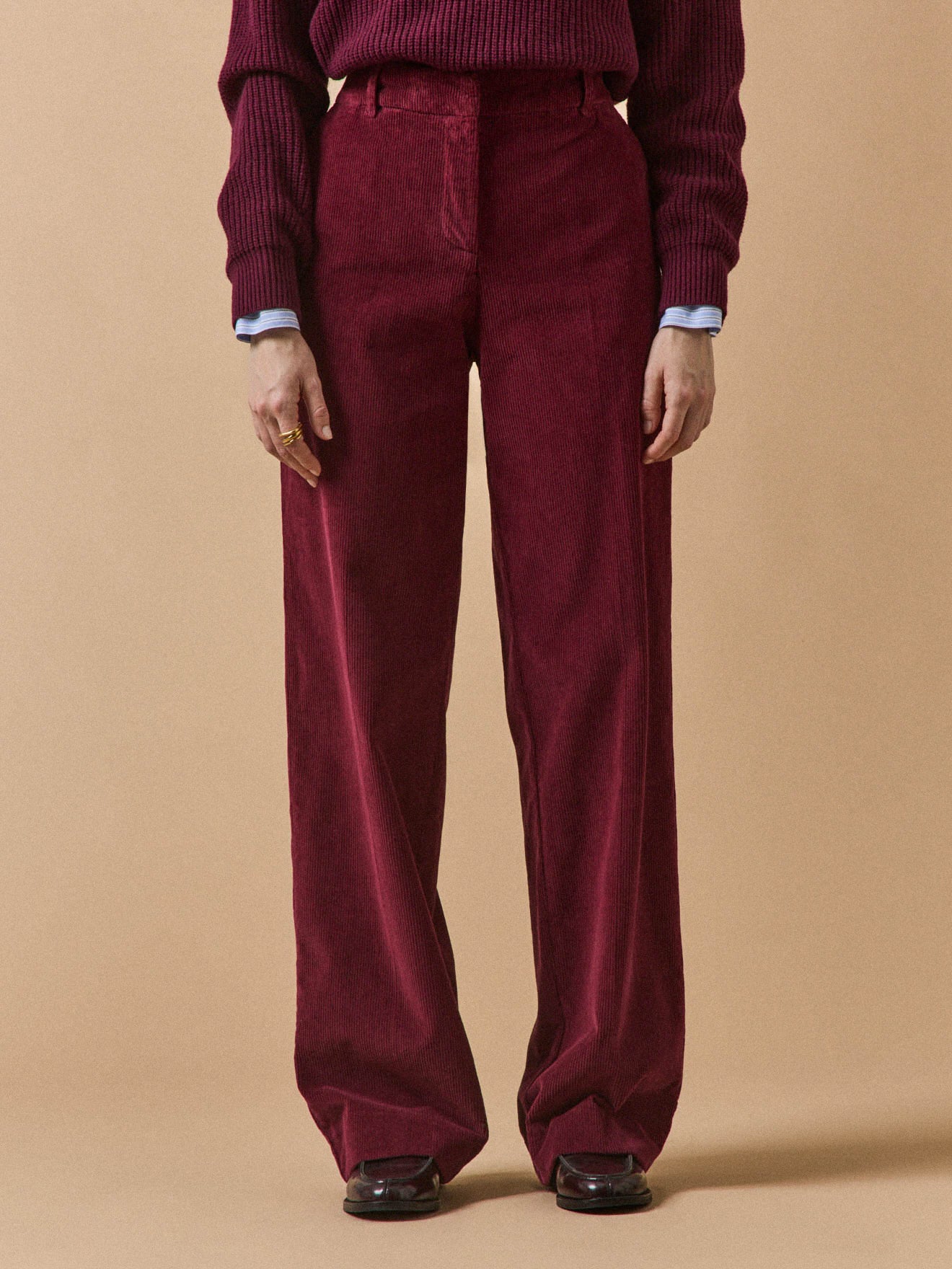 Women's Juliette wide-leg corduroy trousers