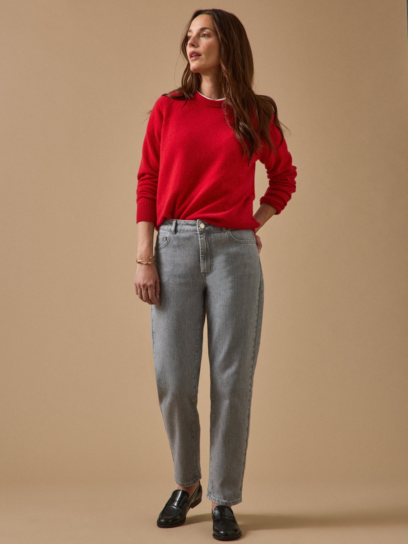 Jean mom femme Claire coton biologique