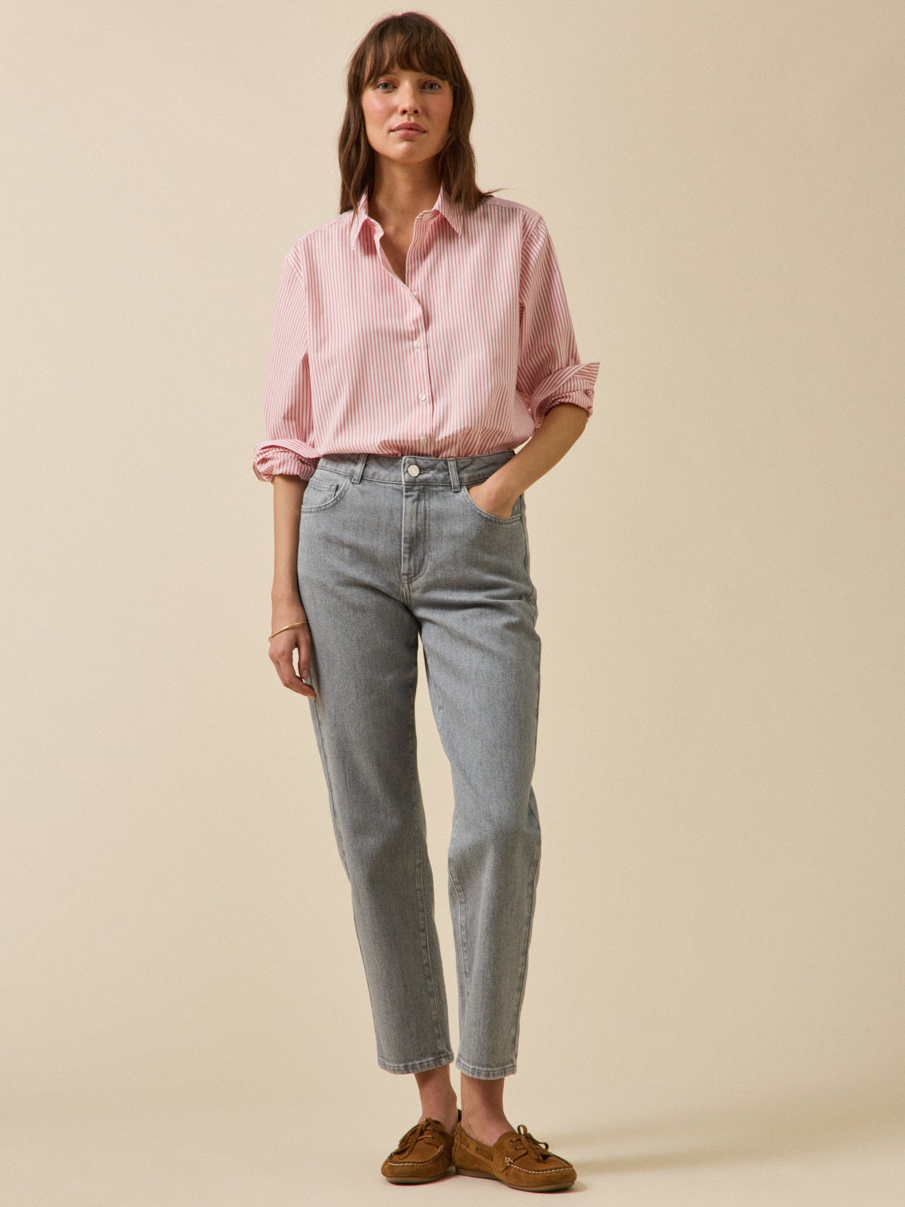 Jean mom femme Claire coton biologique