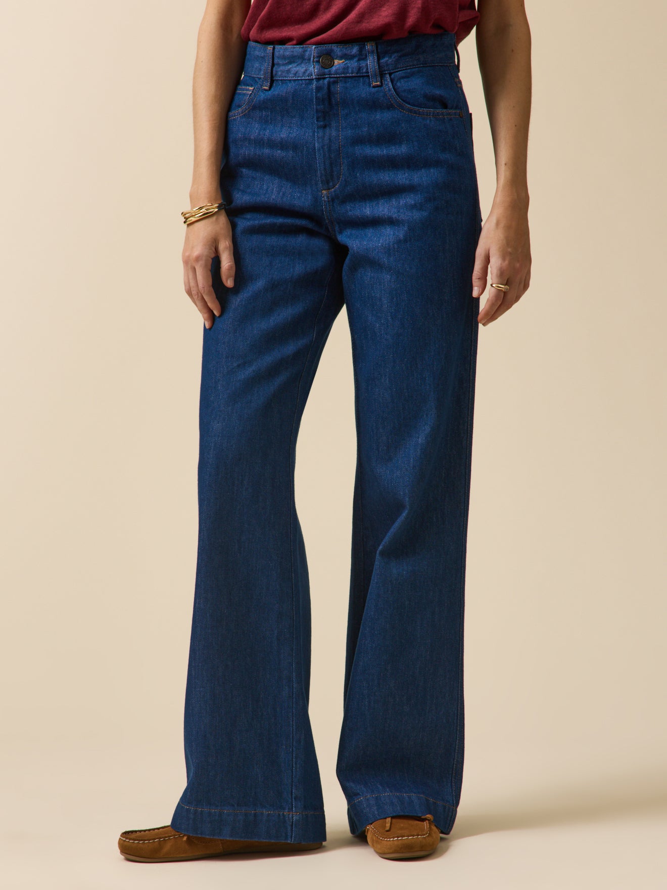 Jean flare femme Manon coton biologique