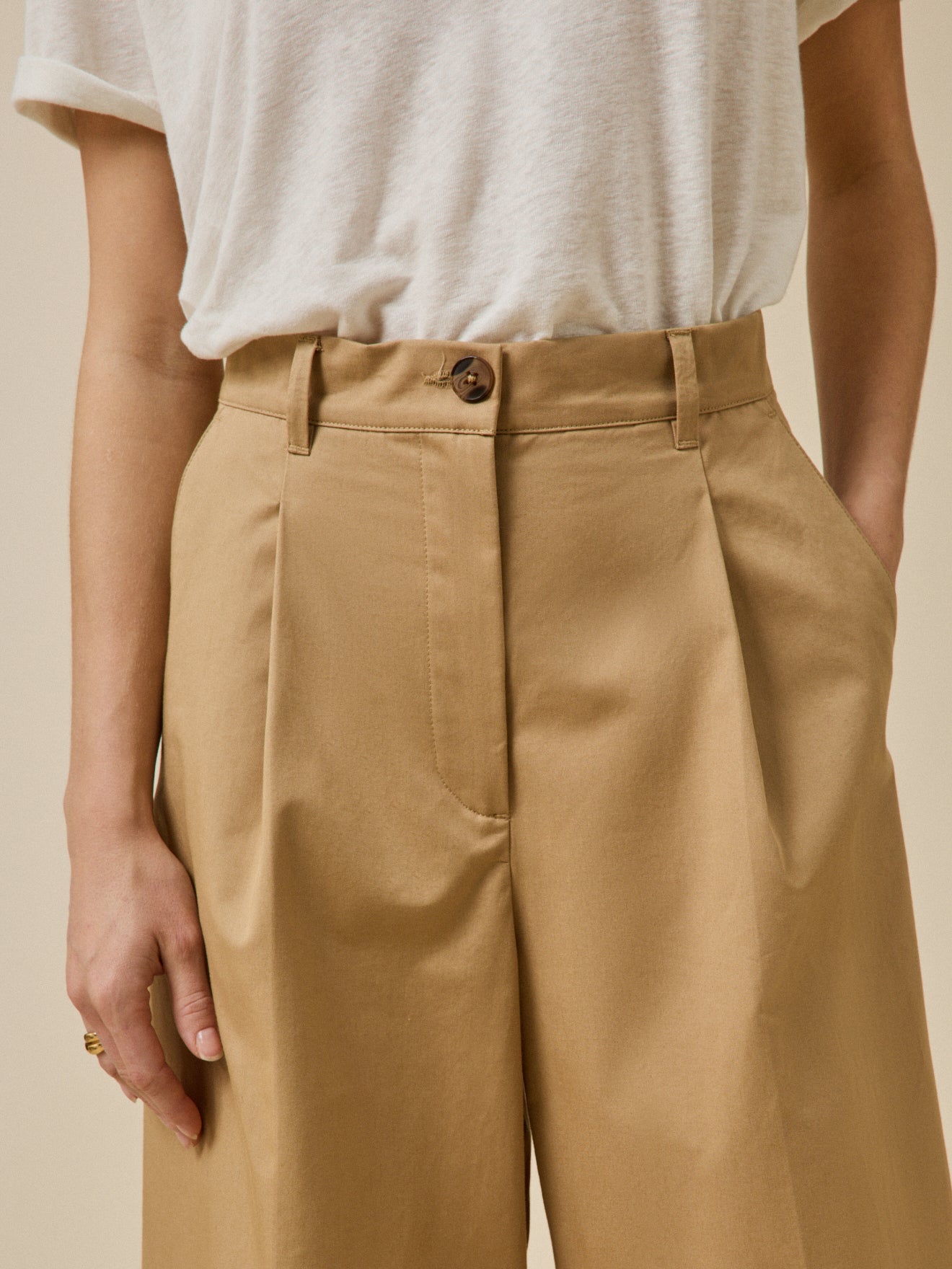 Women's wide-leg Agnes trousers