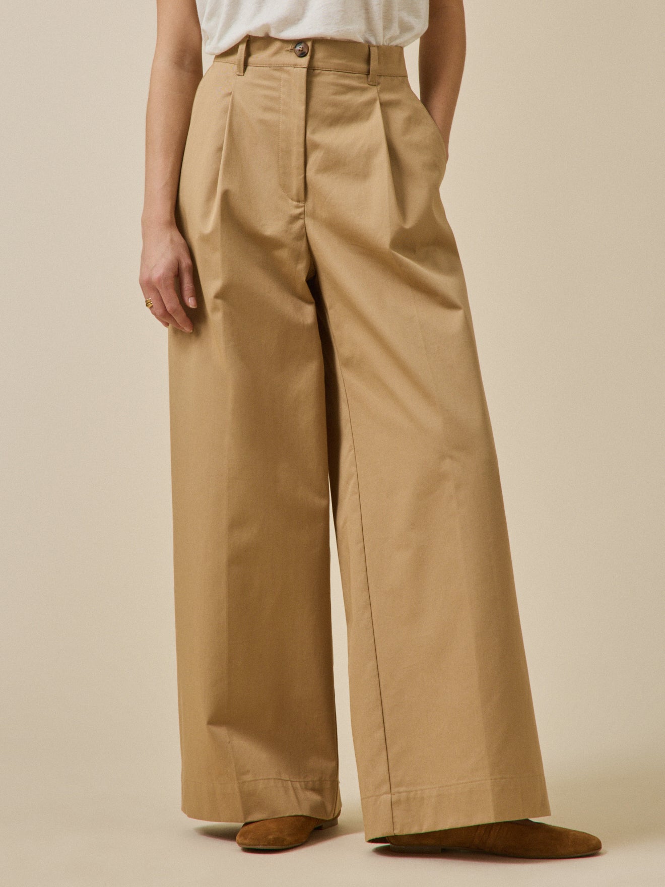 Women's wide-leg Agnes trousers