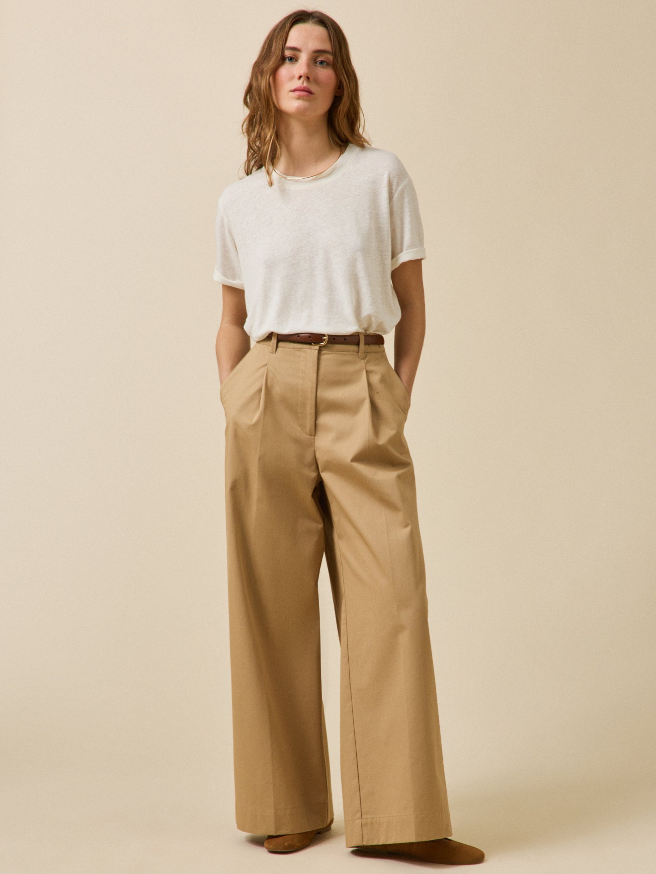 Women's wide-leg Agnes trousers