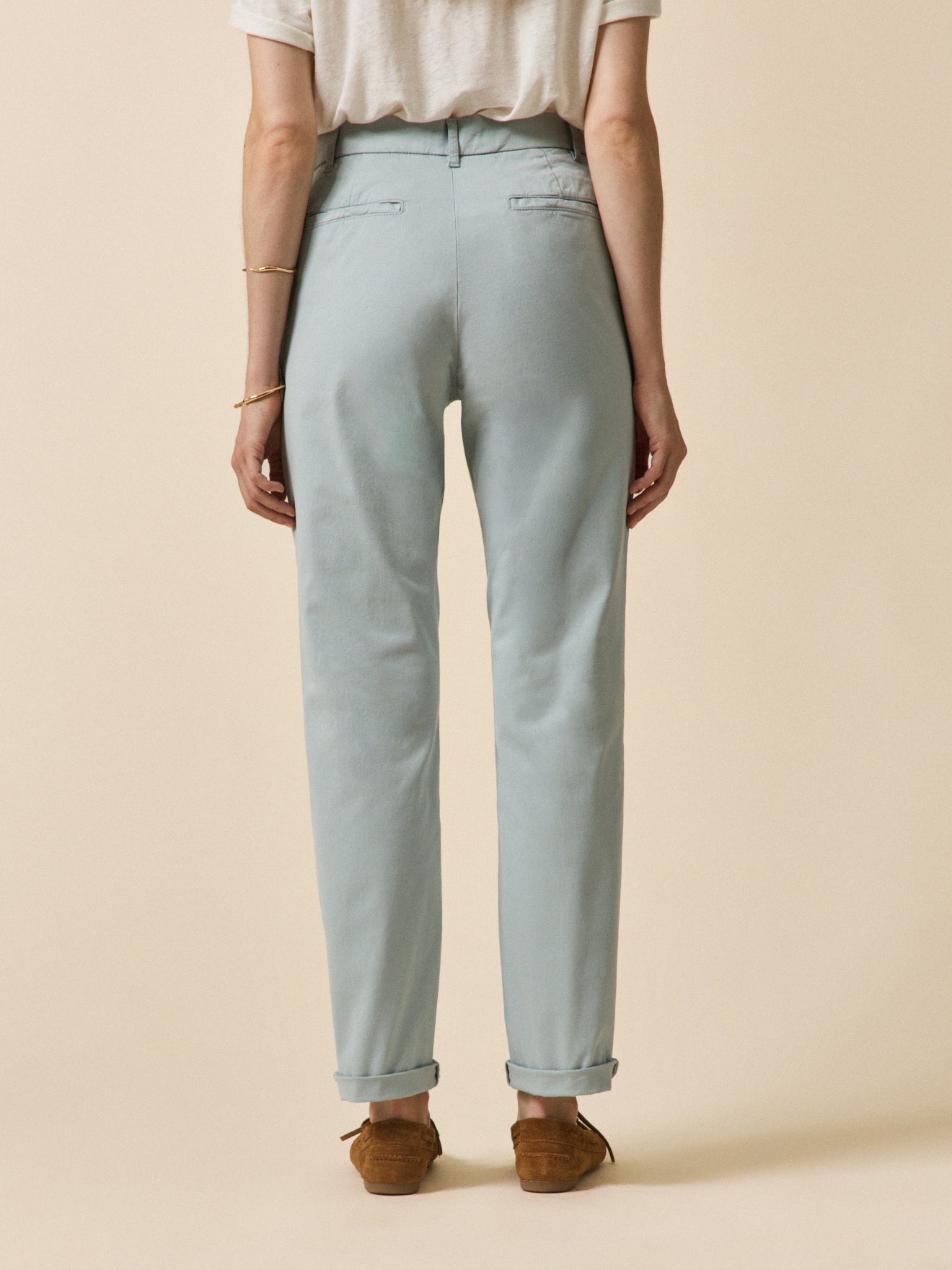 Women's organic cotton Noemie chinos