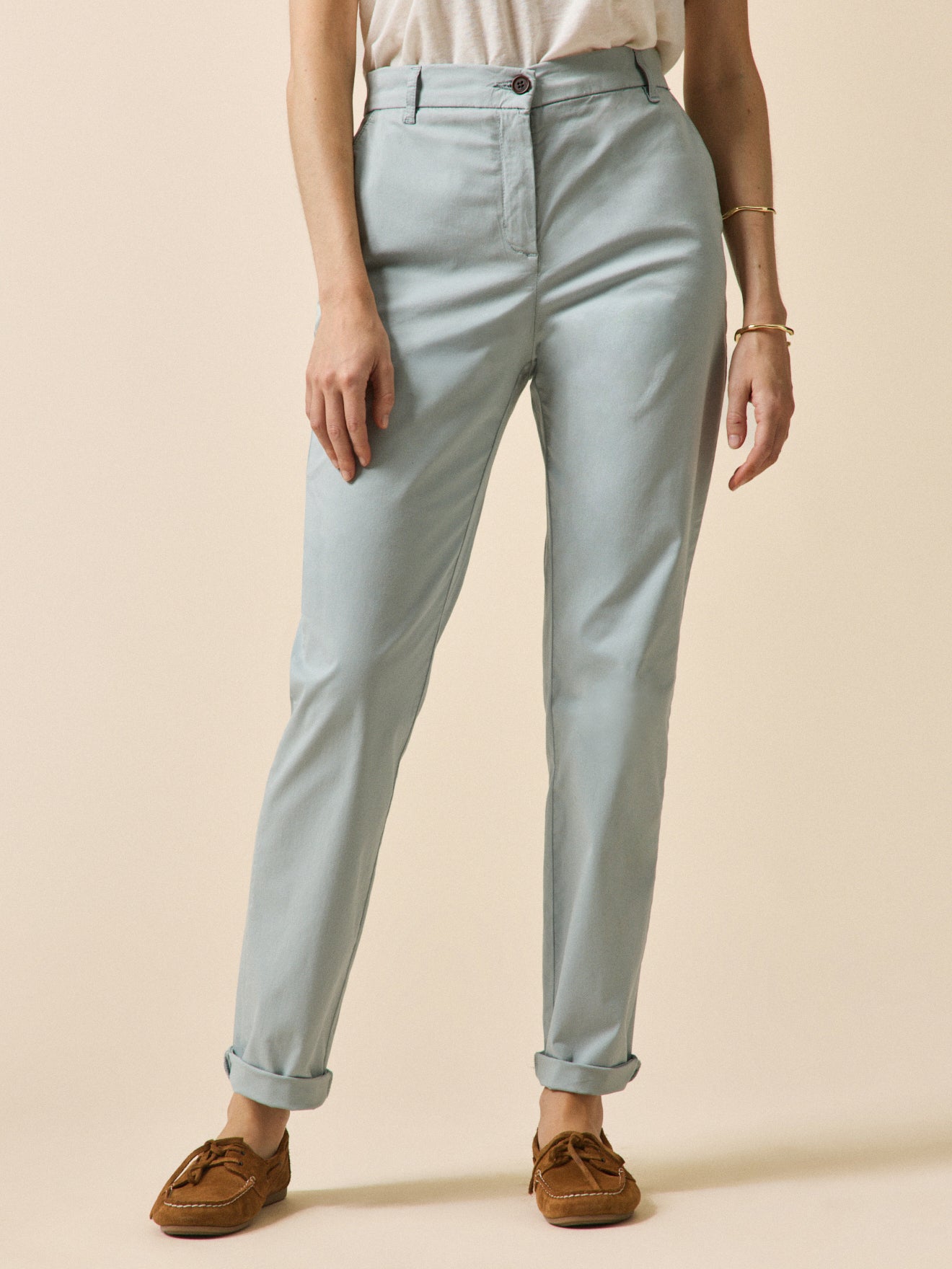 Women's organic cotton Noemie chinos