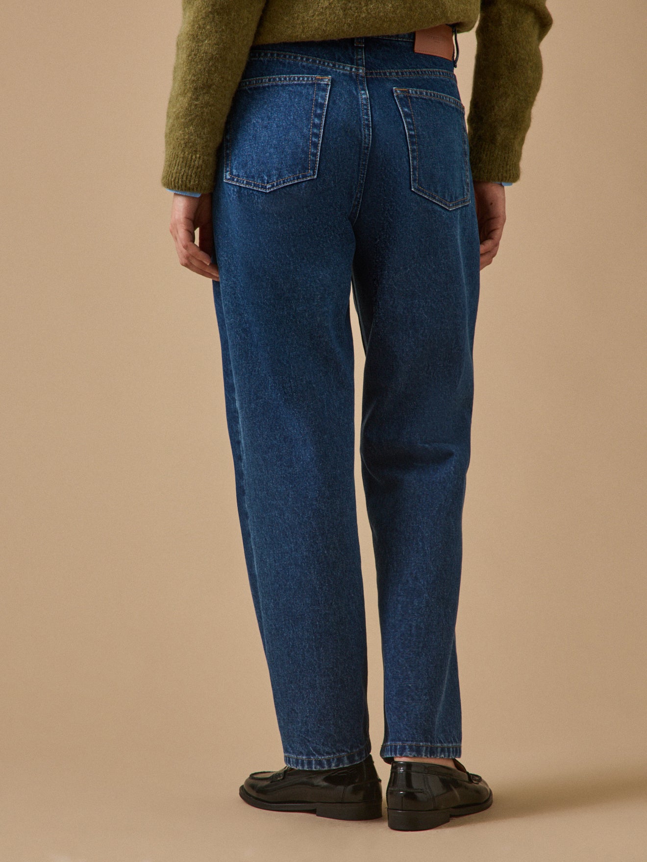Women's straight-leg organic cotton Laure jeans
