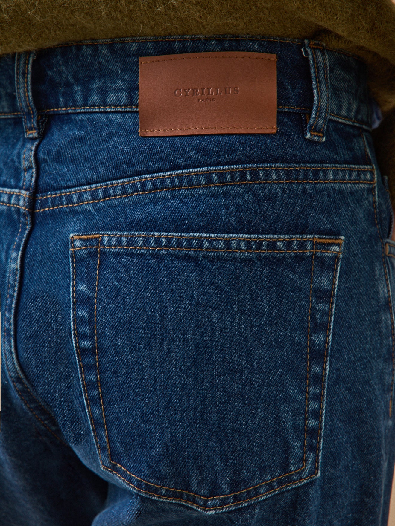 Women's straight-leg organic cotton Laure jeans