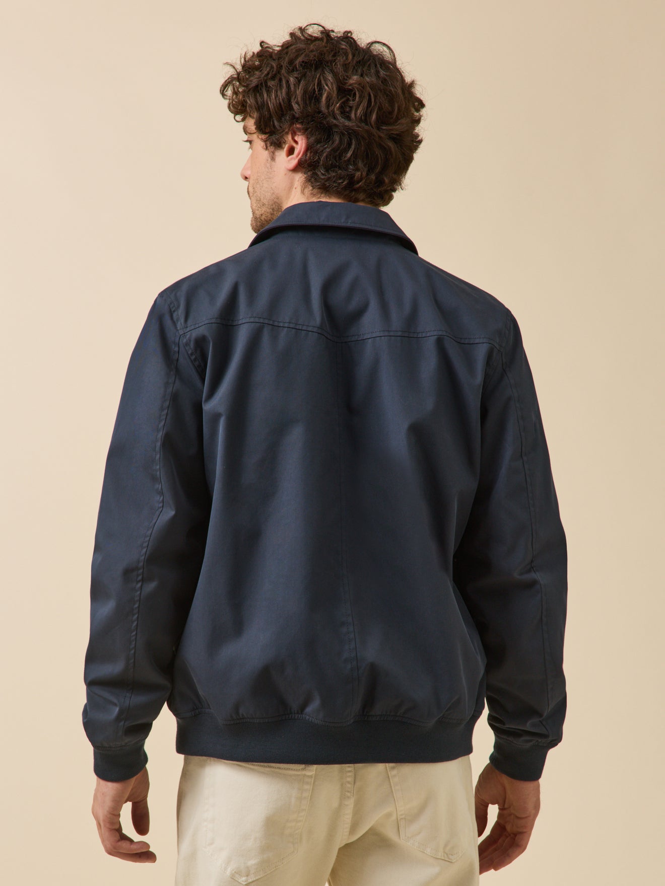 Blouson uni zippé homme