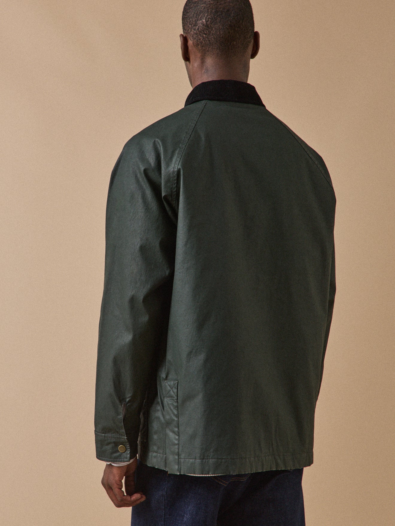 Men's coated cotton jacket