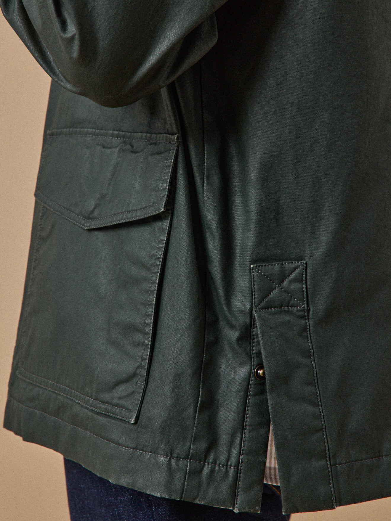 Men's coated cotton jacket