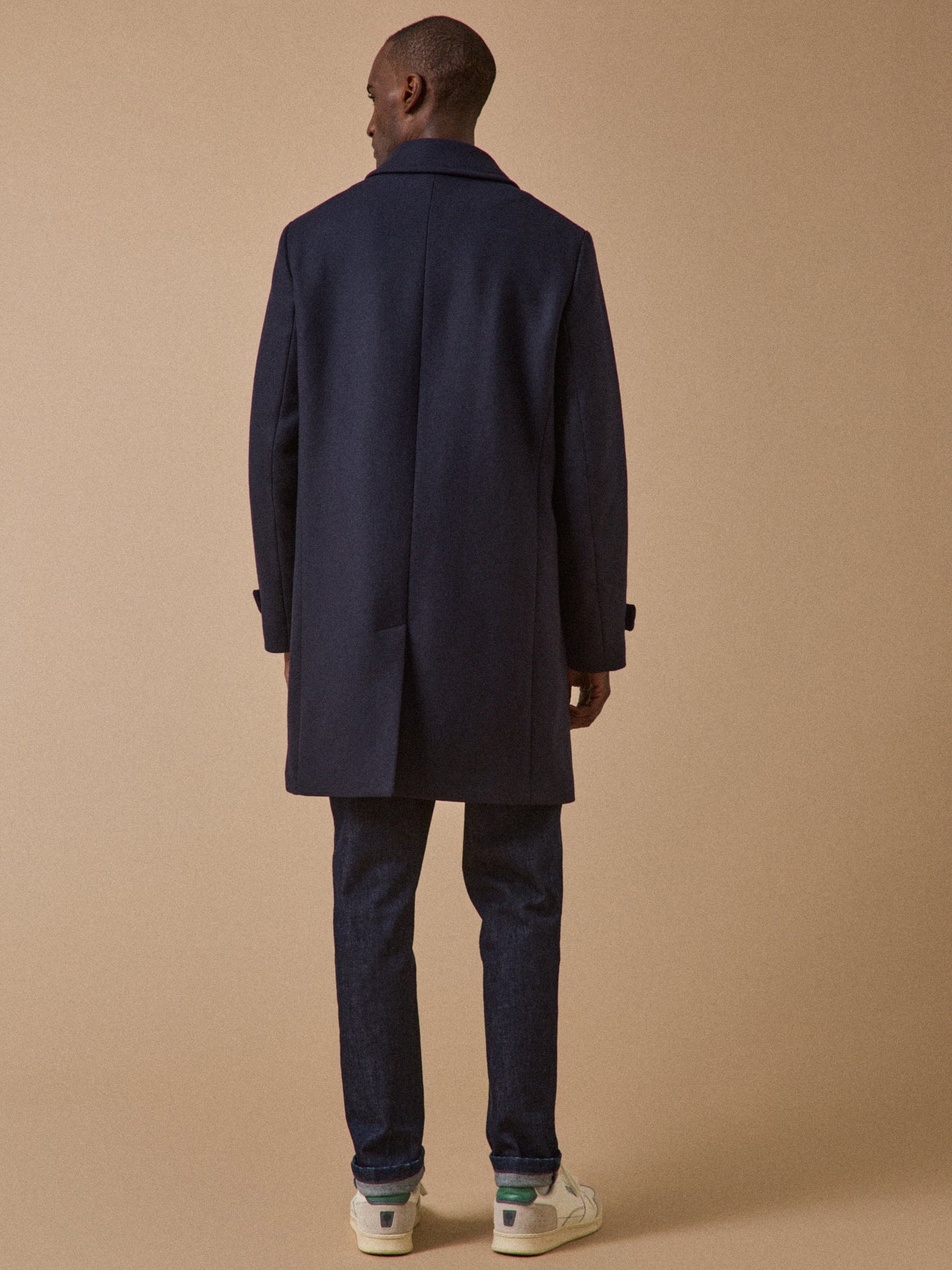 Manteau pardessus lainage homme