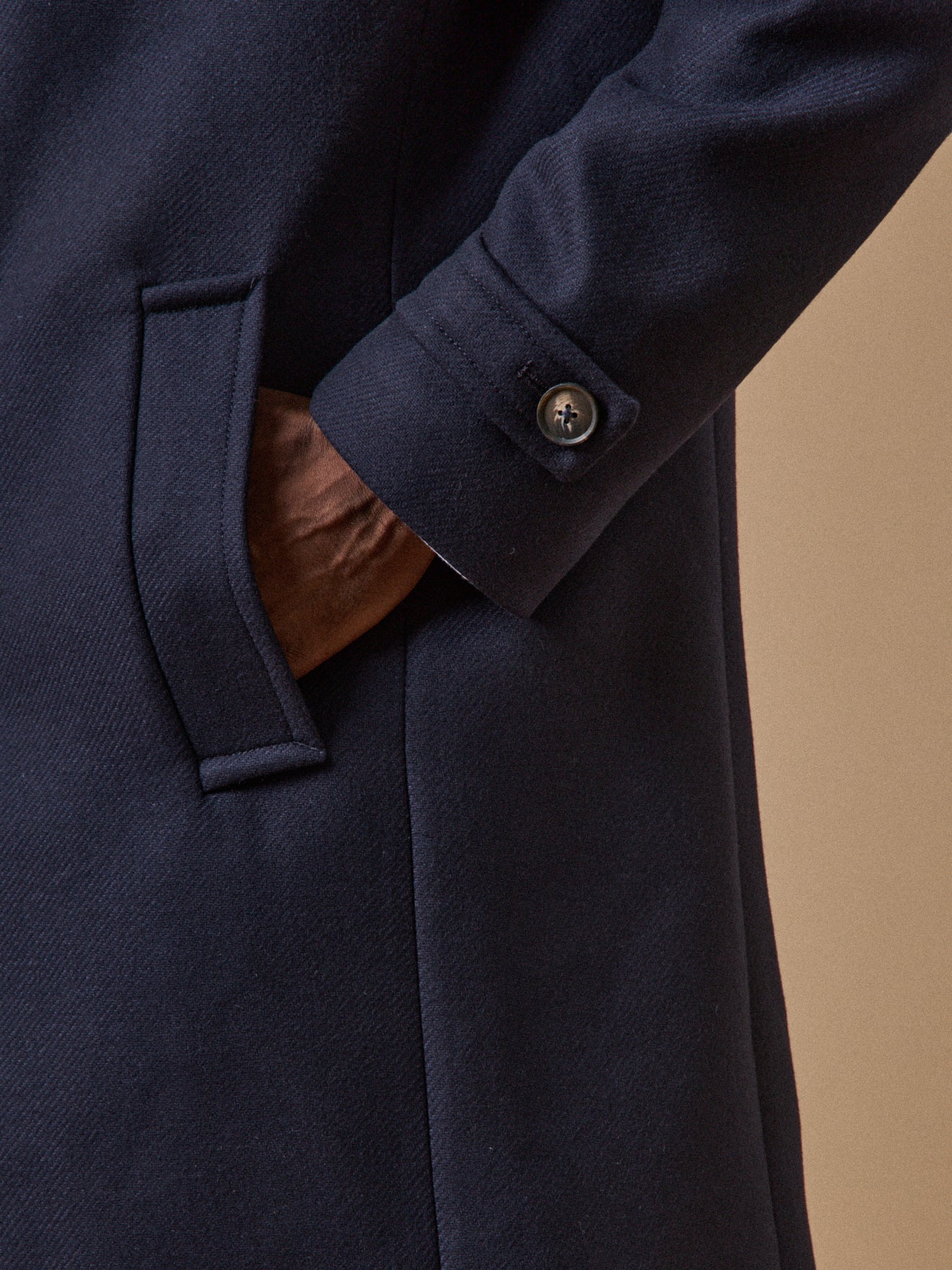 Manteau pardessus lainage homme