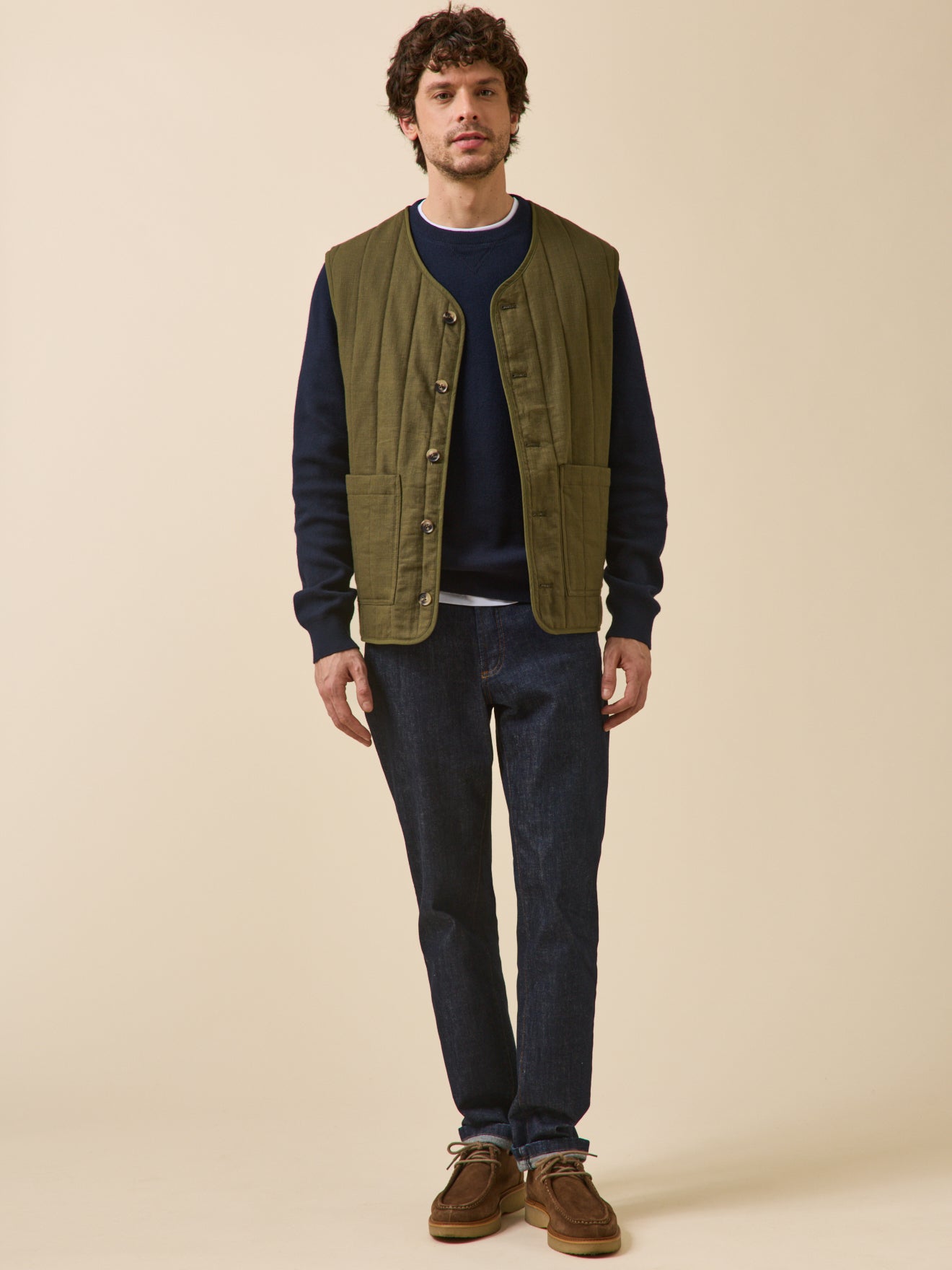 Men's sleeveless jacket