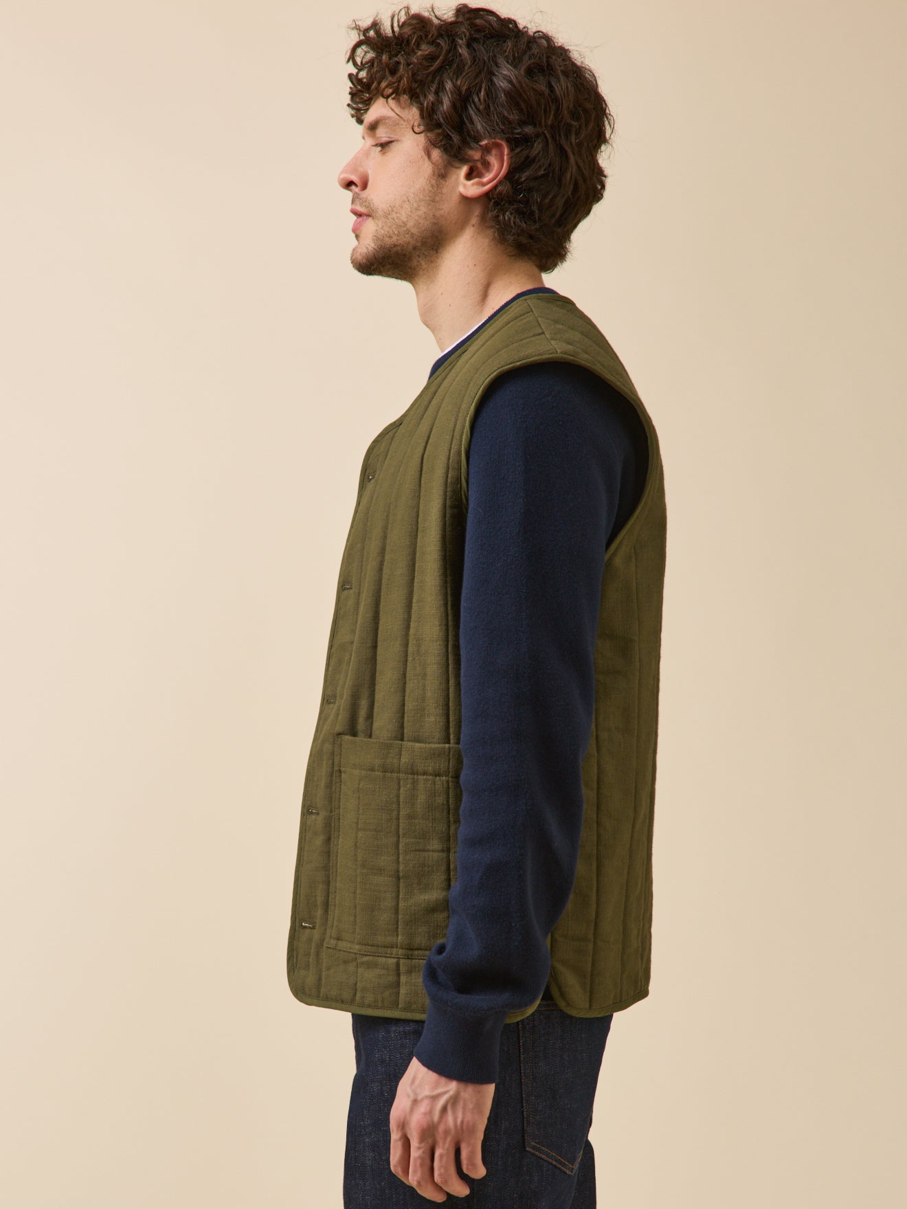 Men's sleeveless jacket