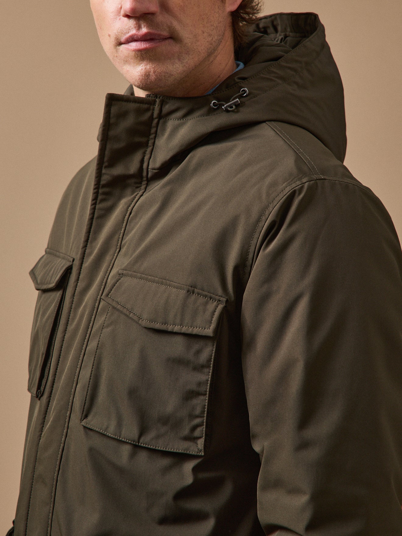 Parka courte homme