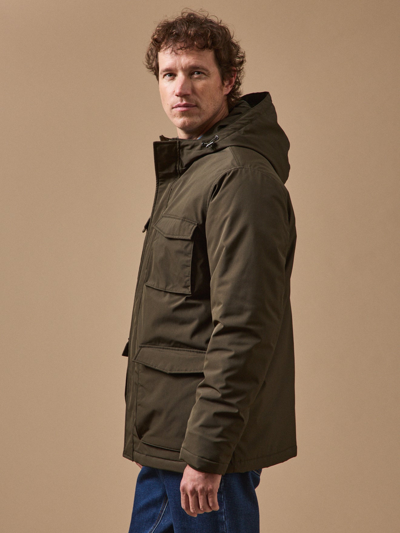Parka courte homme