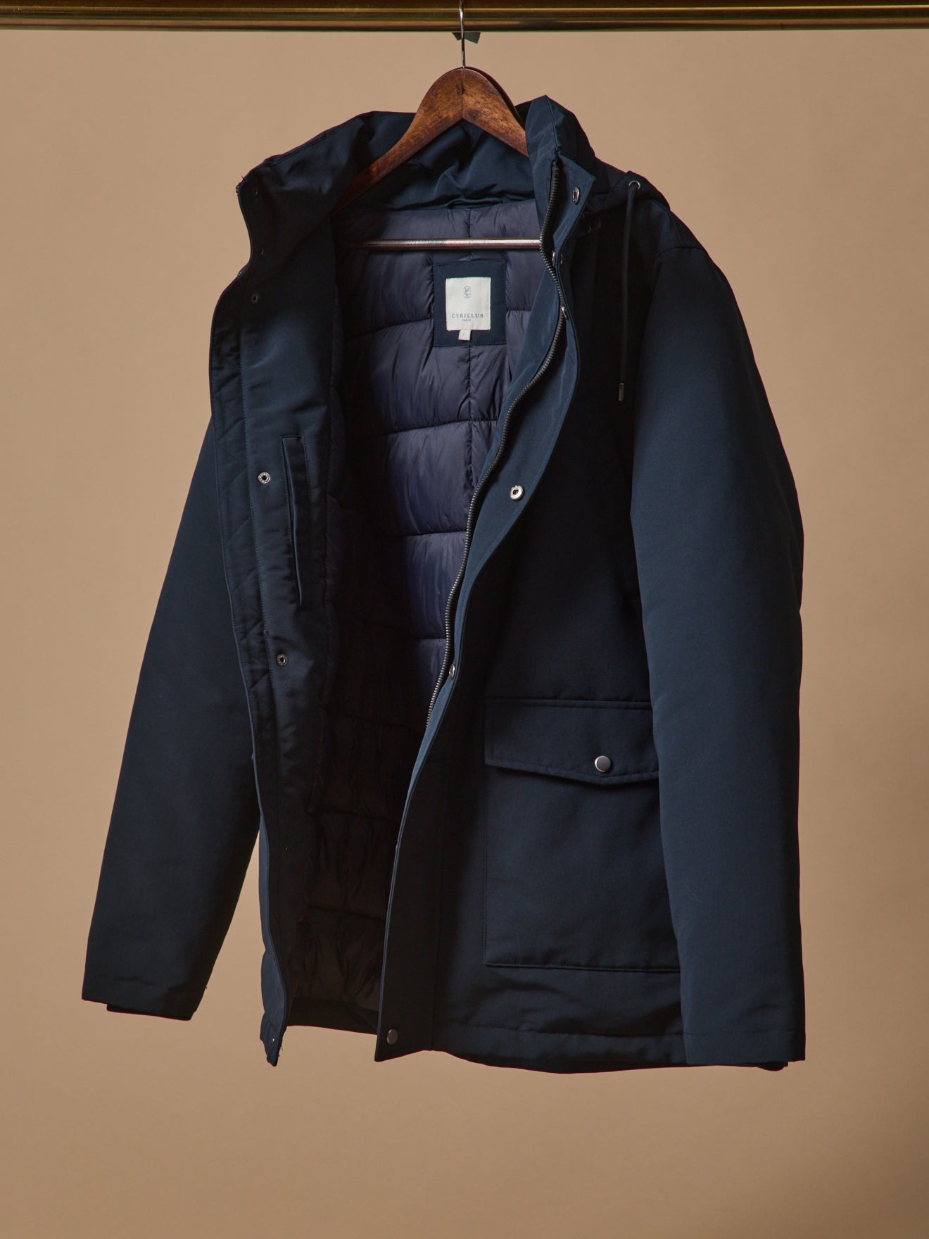 Parka mi-longue homme