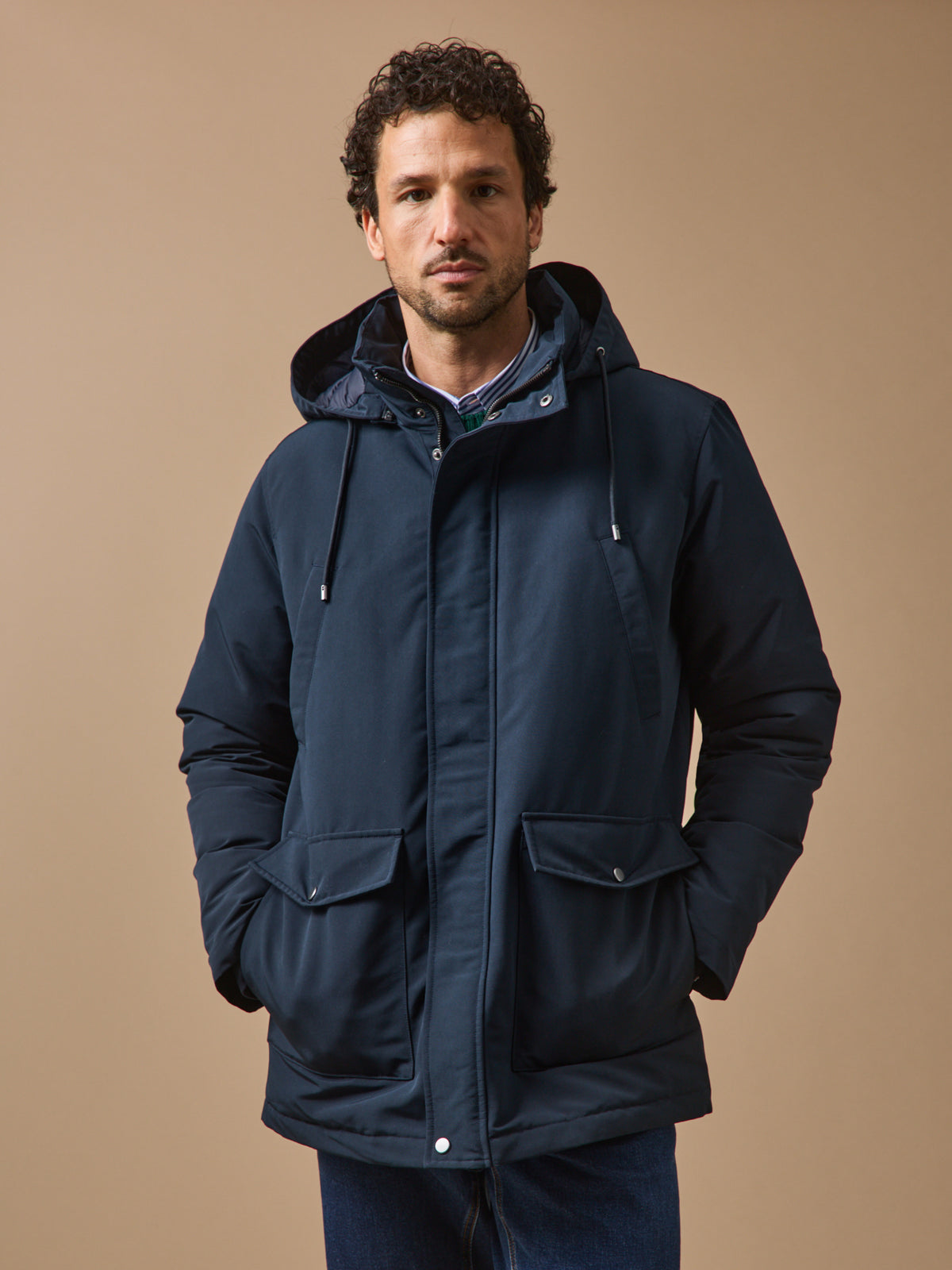 Parka mi-longue homme
