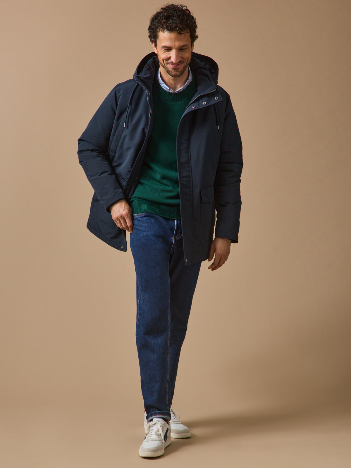 Parka mi-longue homme