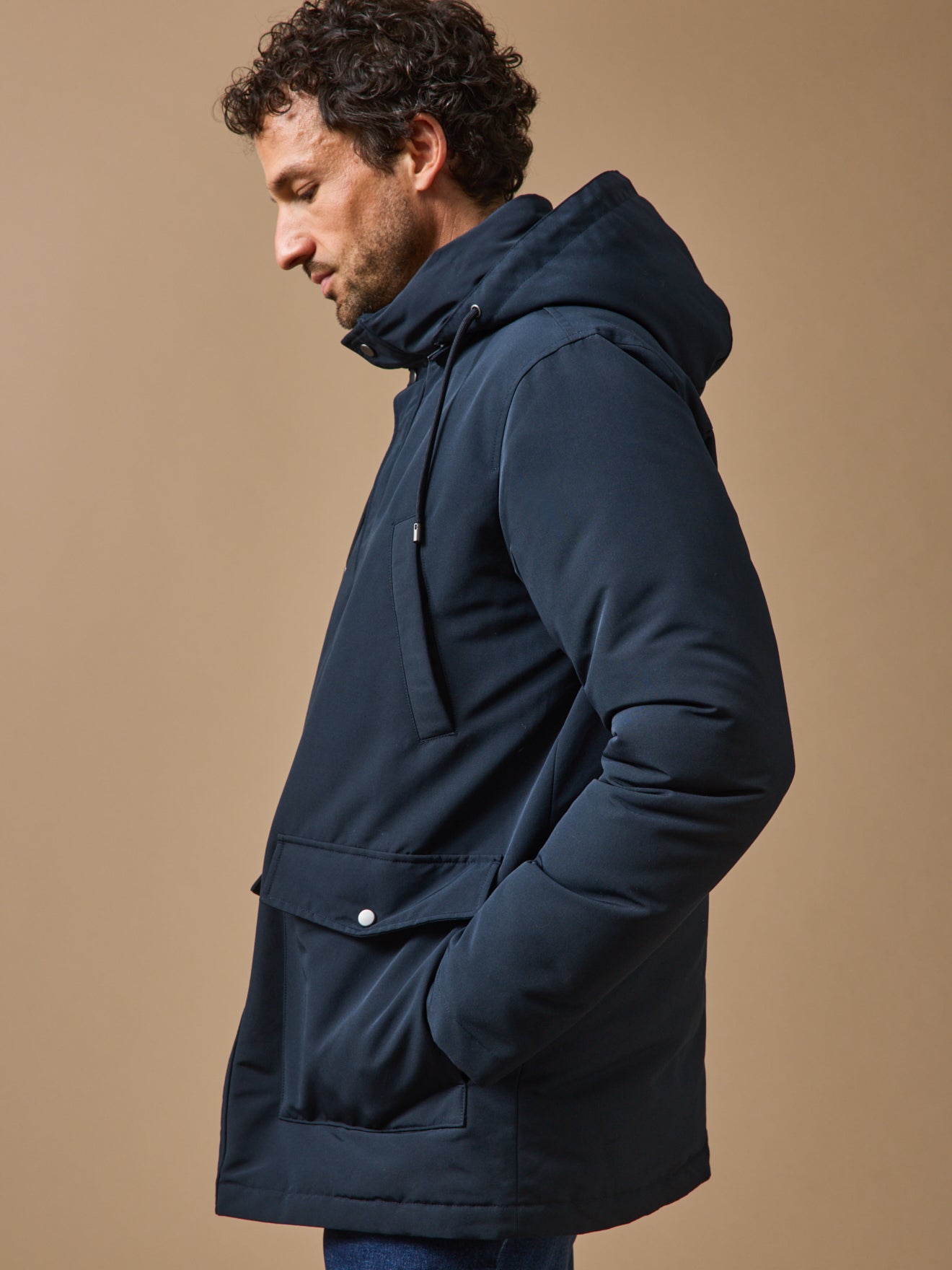 Parka mi-longue homme
