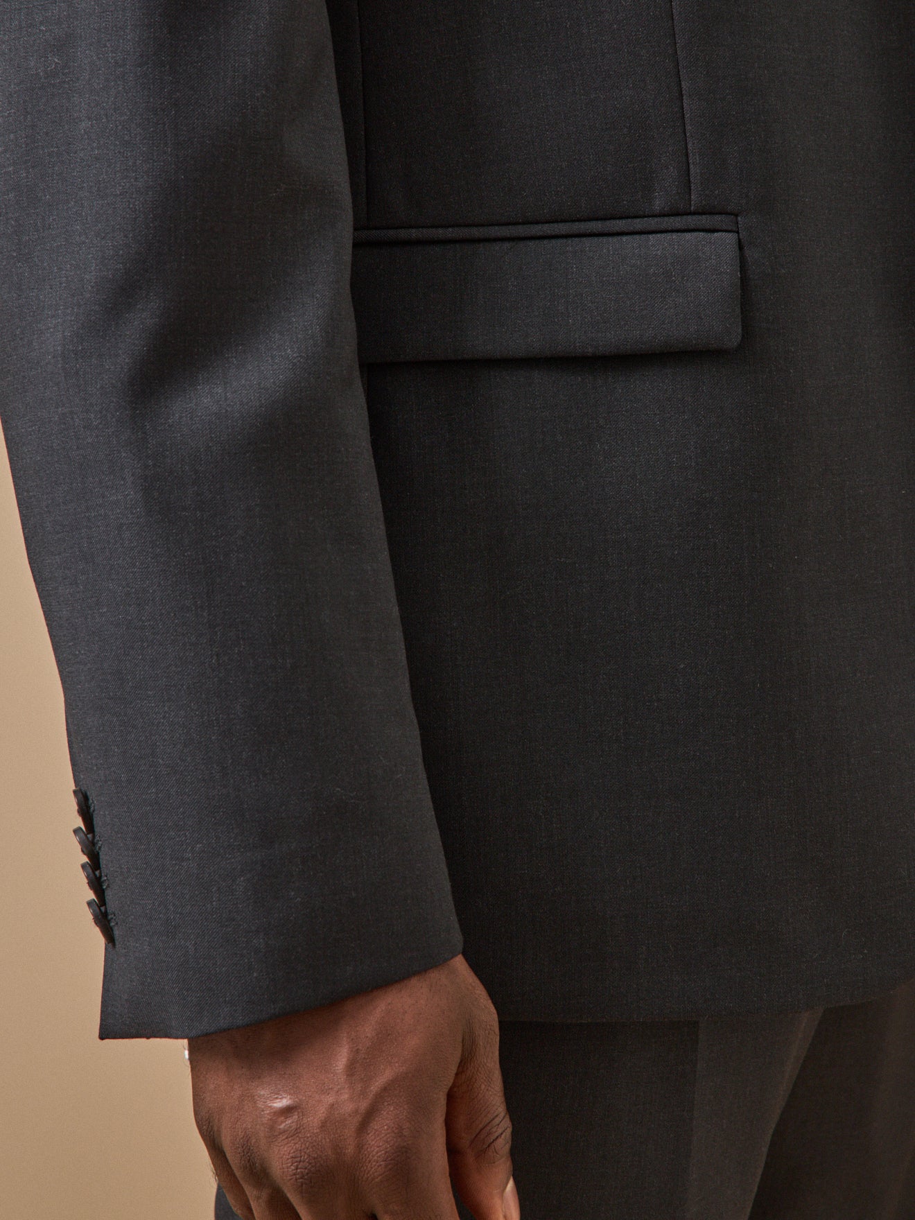 Men's pure wool suit jacket