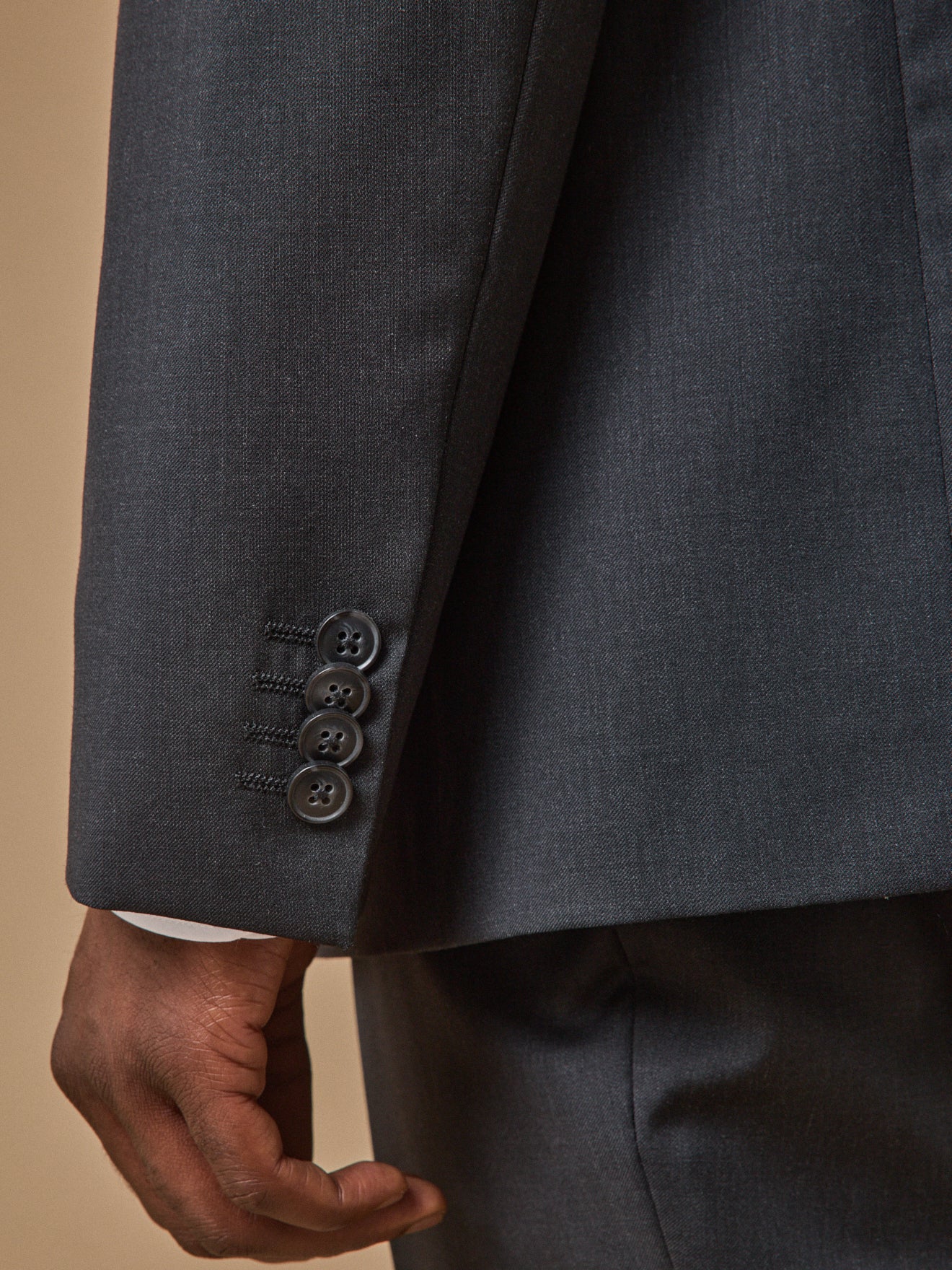 Men's pure wool suit jacket