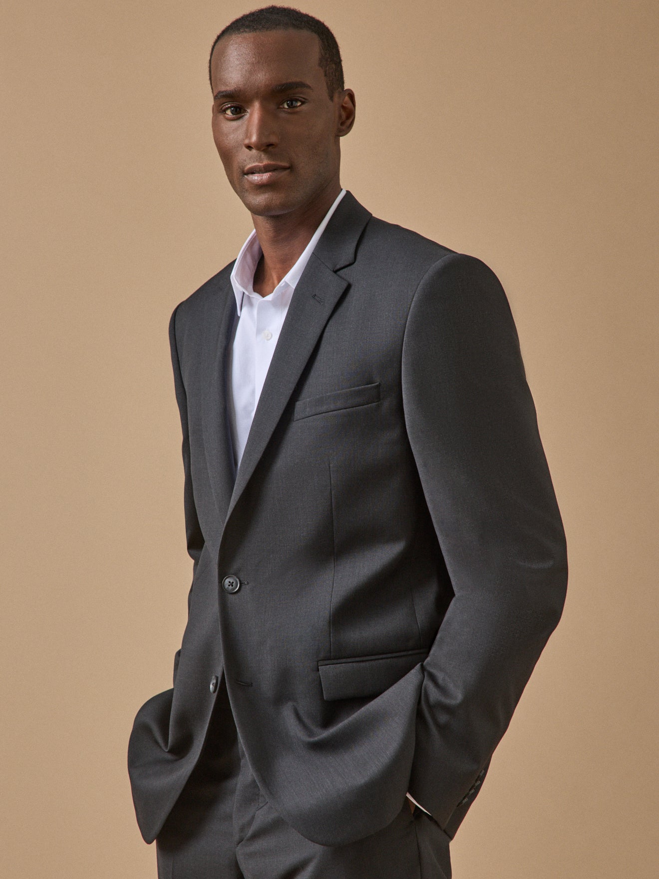 Men's pure wool suit jacket