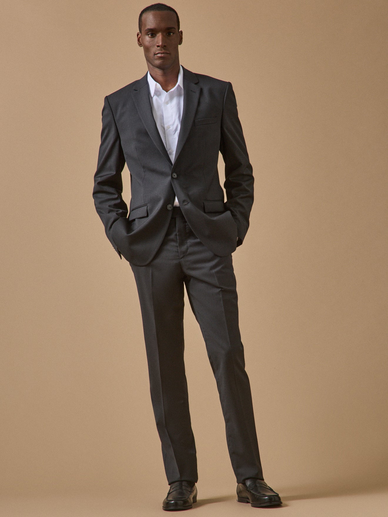 Men's pure wool suit jacket