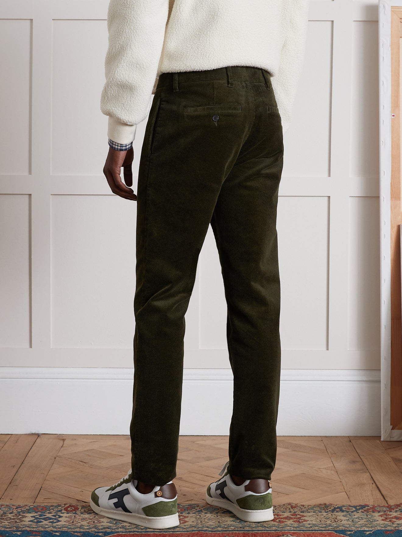 Men's regular corduroy chinos