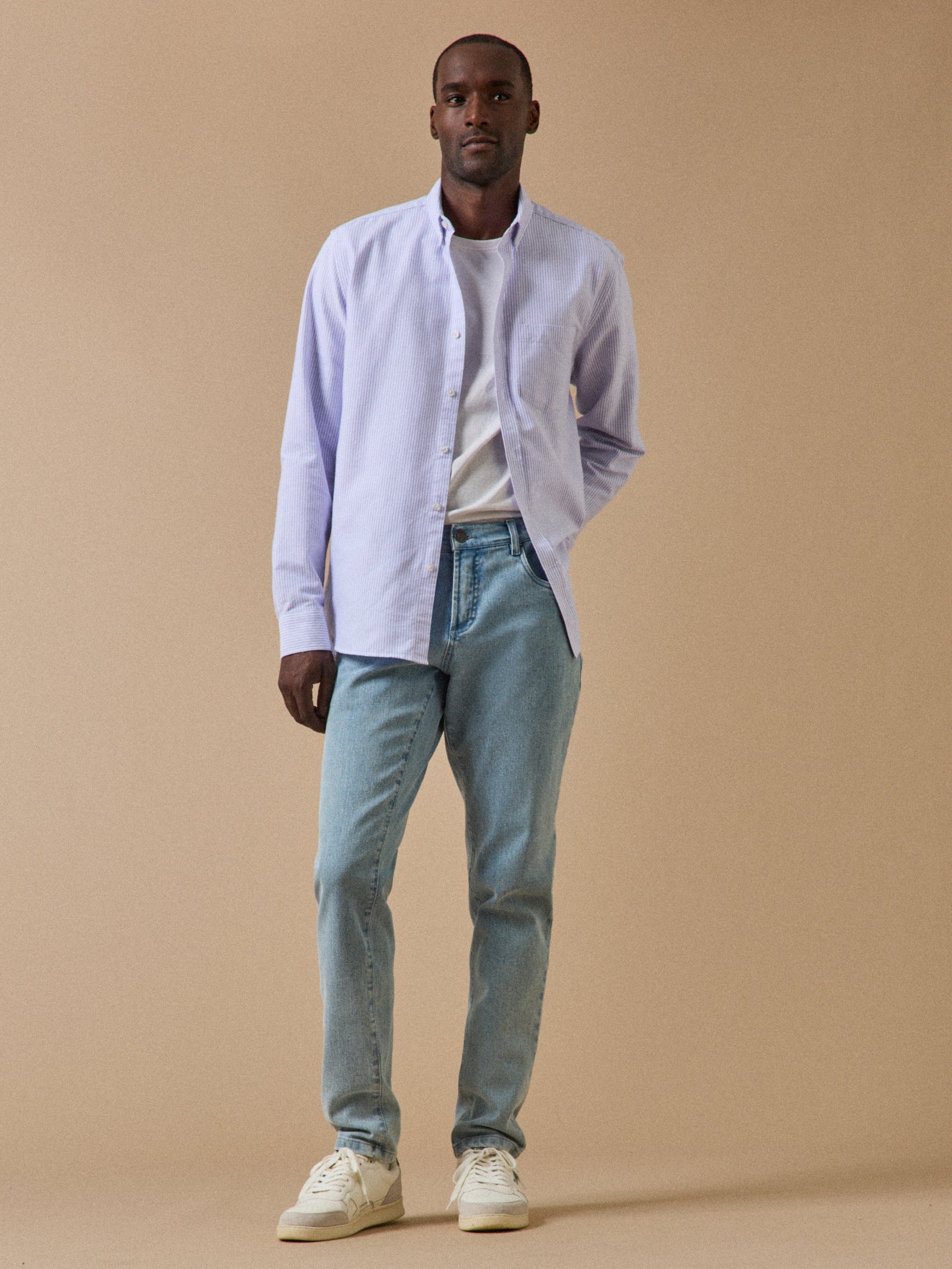 Men's regular jeans - organic cotton with an eco-friendly wash