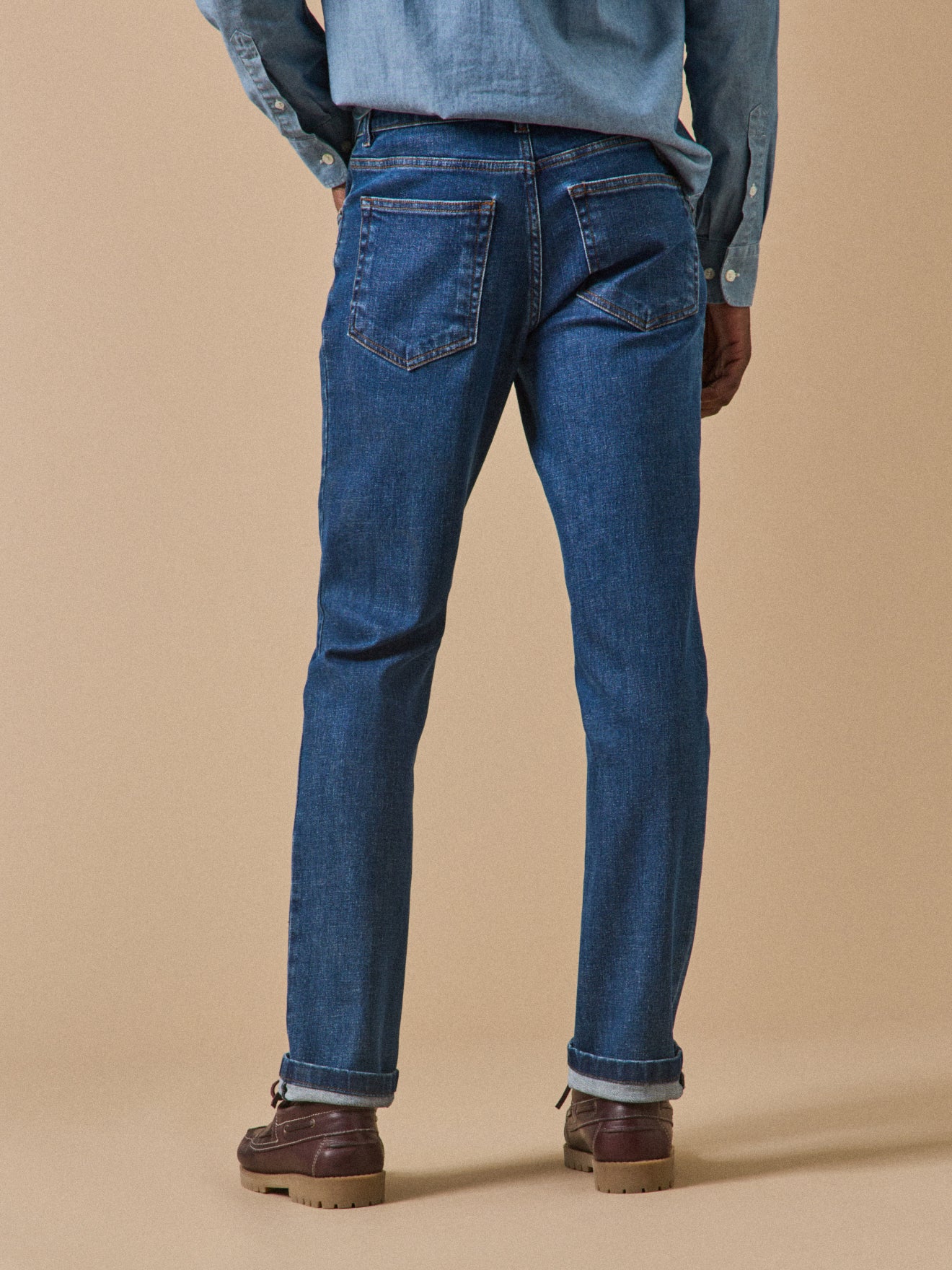 Men's regular organic cotton jeans