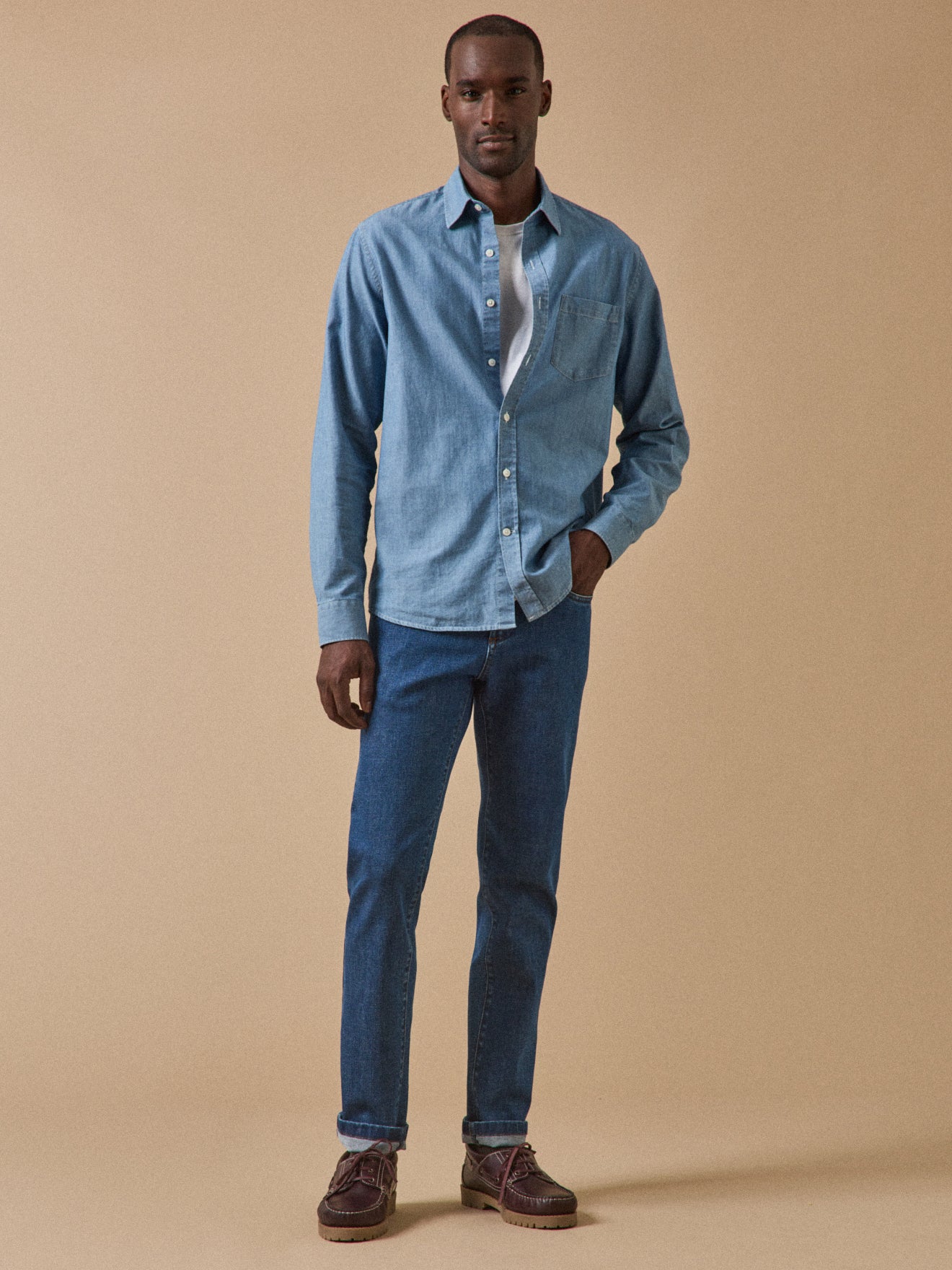 Men's regular organic cotton jeans