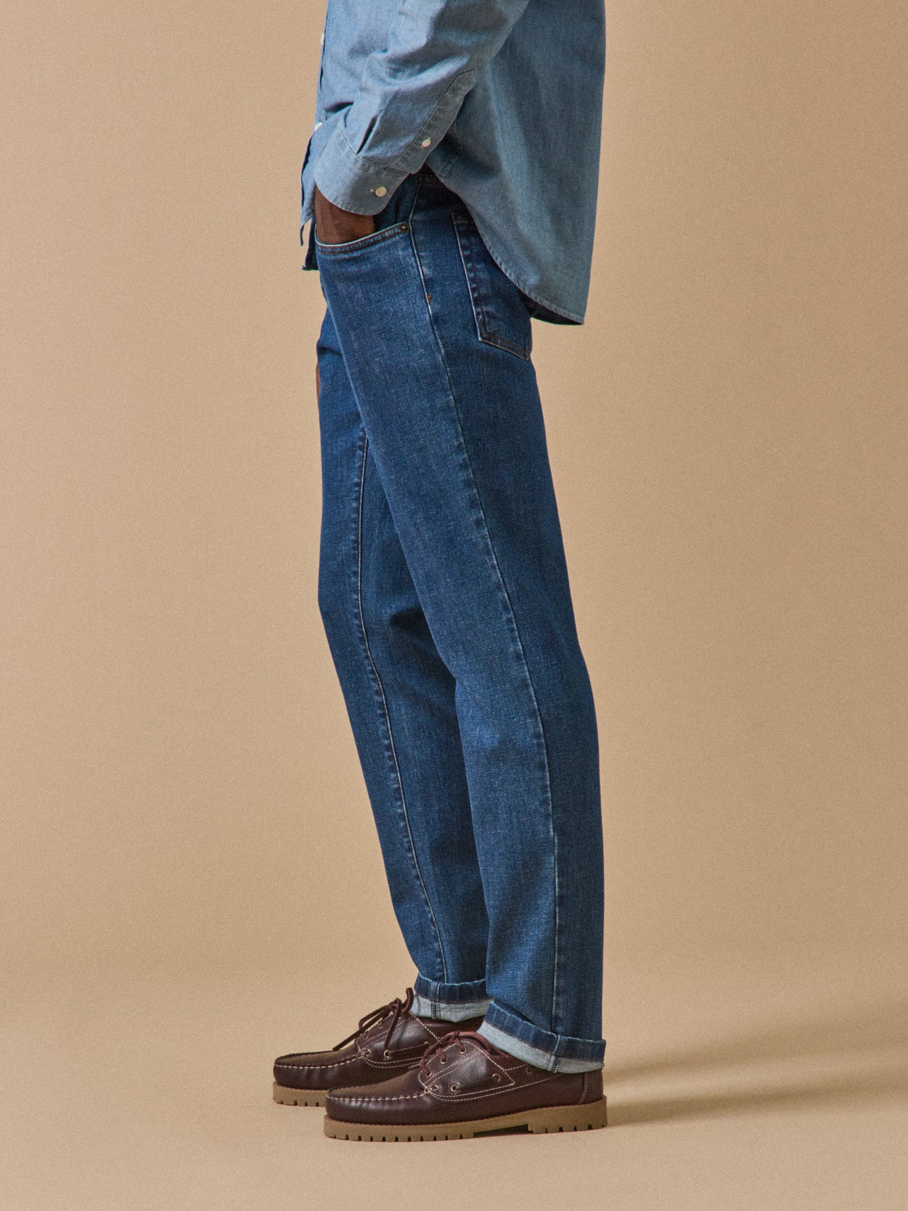 Men's regular organic cotton jeans