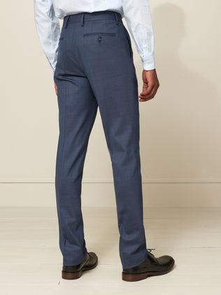 Men's suit trousers in textured fabric