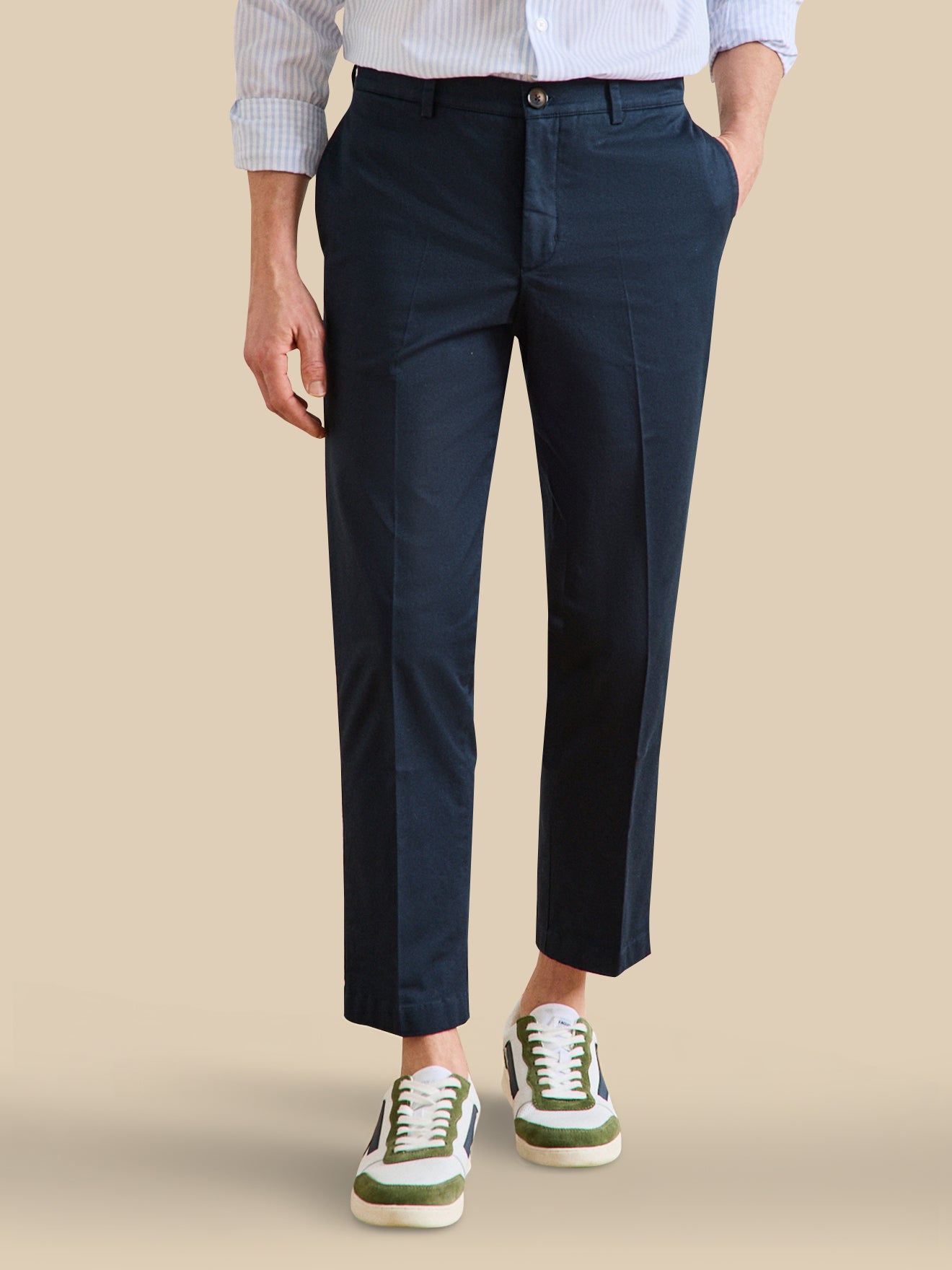 Pantalon chino 7/8ème homme