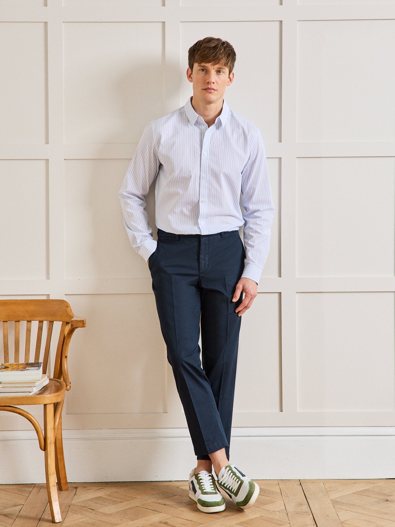 Pantalon chino 7/8ème homme