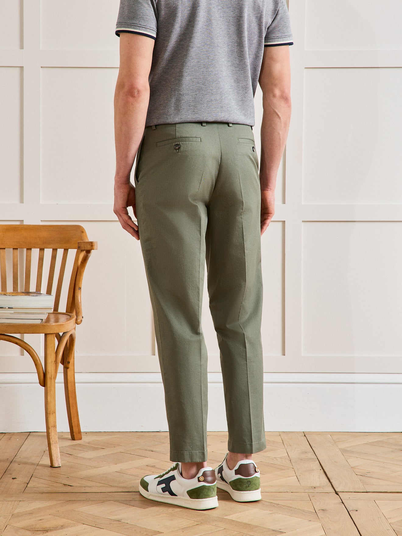 Pantalon chino 7/8ème homme