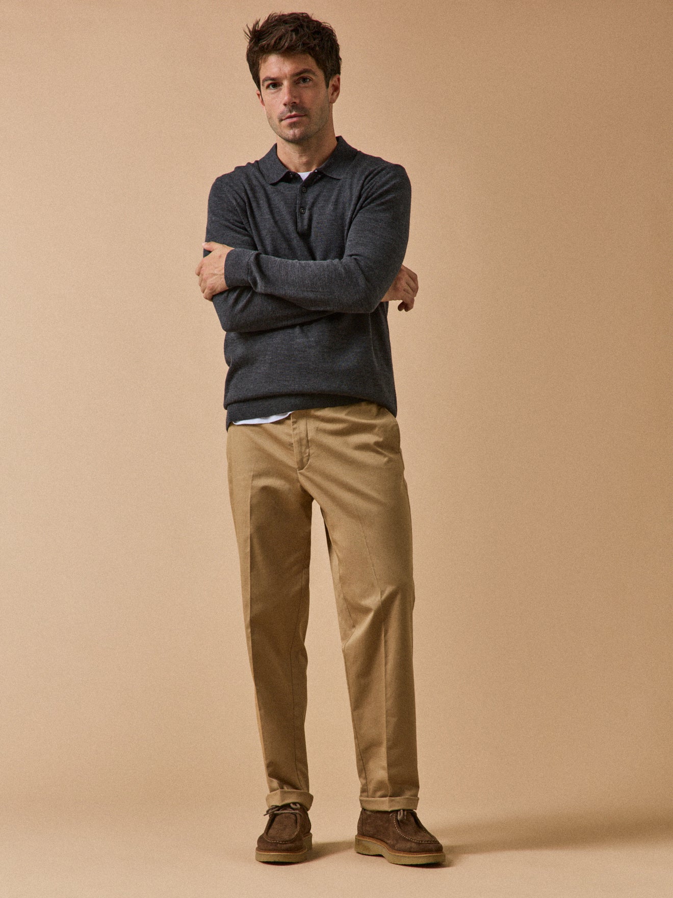 Men's loose chino trousers