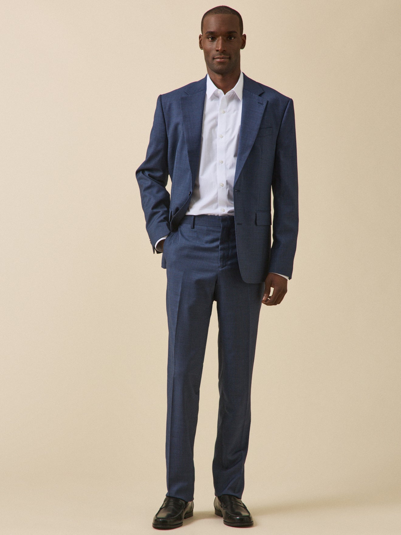 Men's Super 110 wool suit trousers - Cyrillus COM